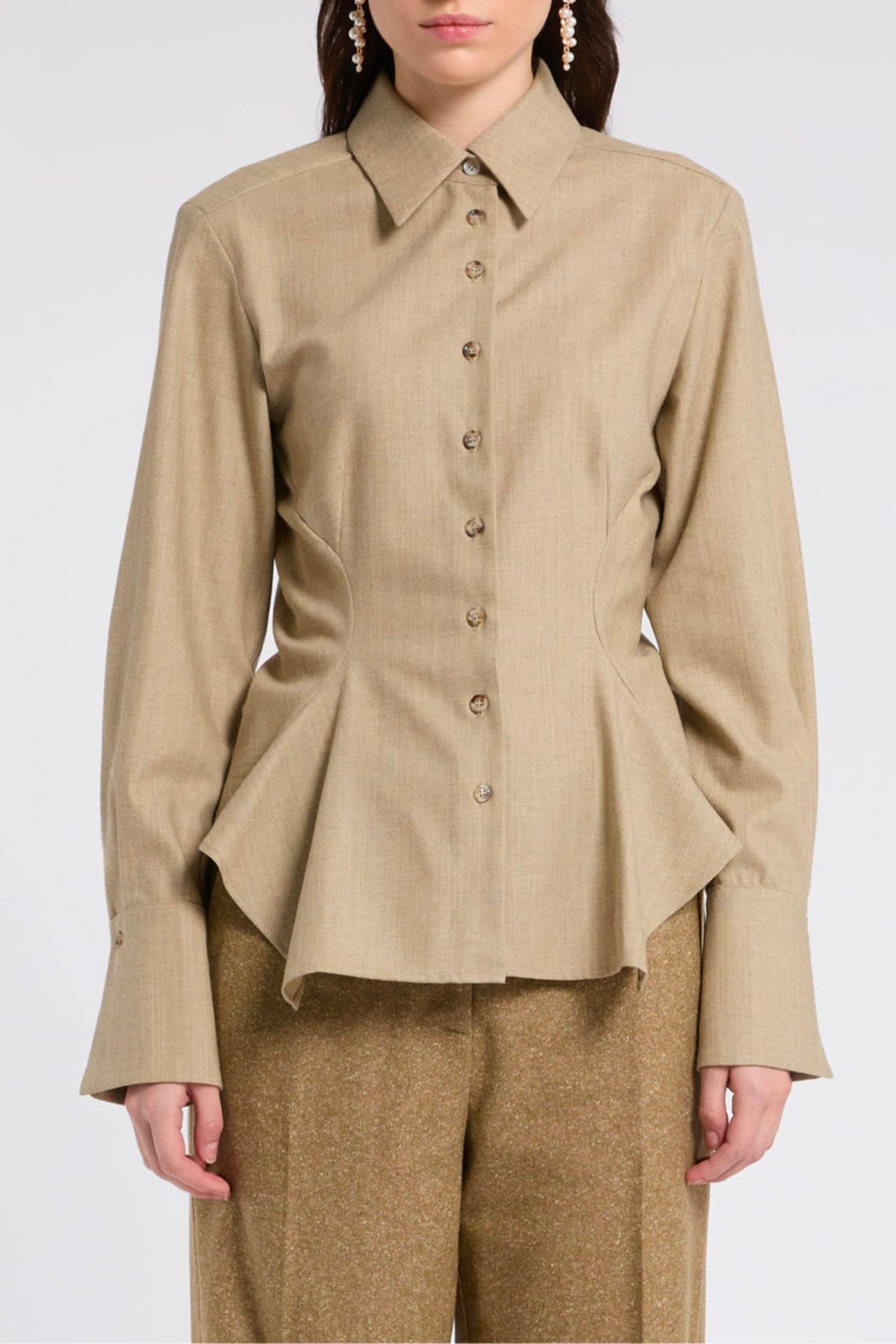 Camicia in filato di lana donna Marella Mllgocce