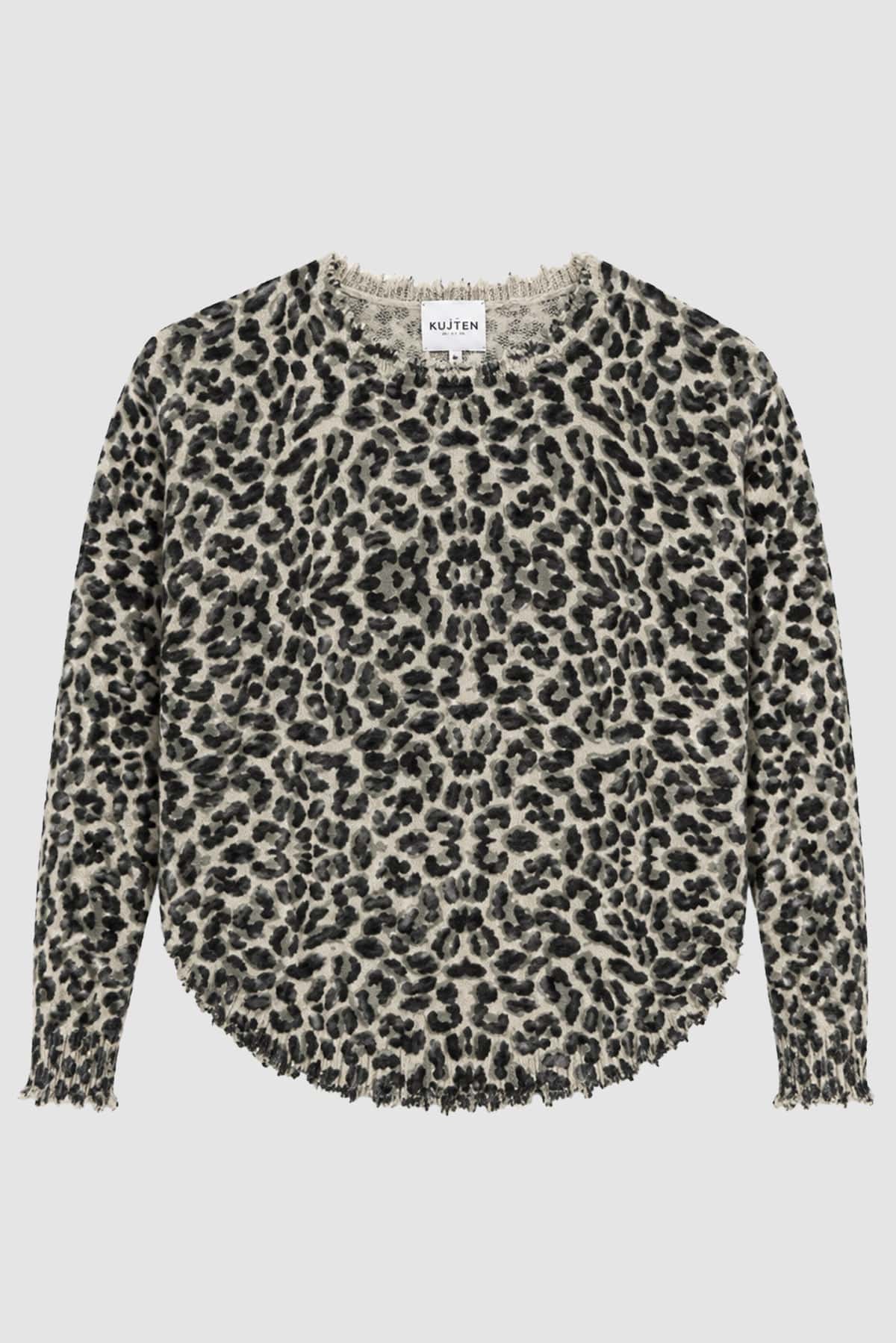Maglia donna cashmere Kujten Melah Leopard
