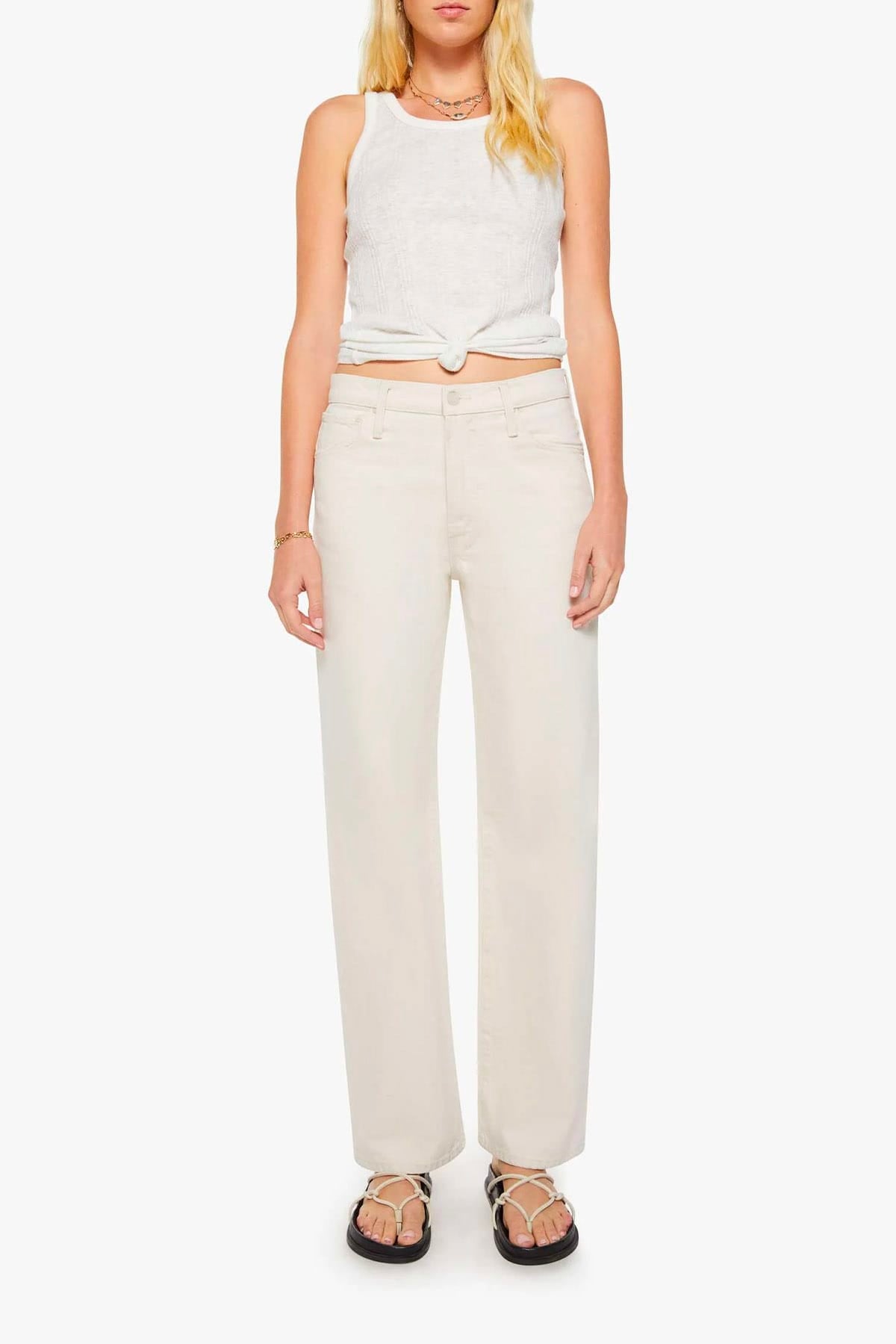 MOTHER PANTALONE IN DENIM  The dodger skimp jeans donna Mother