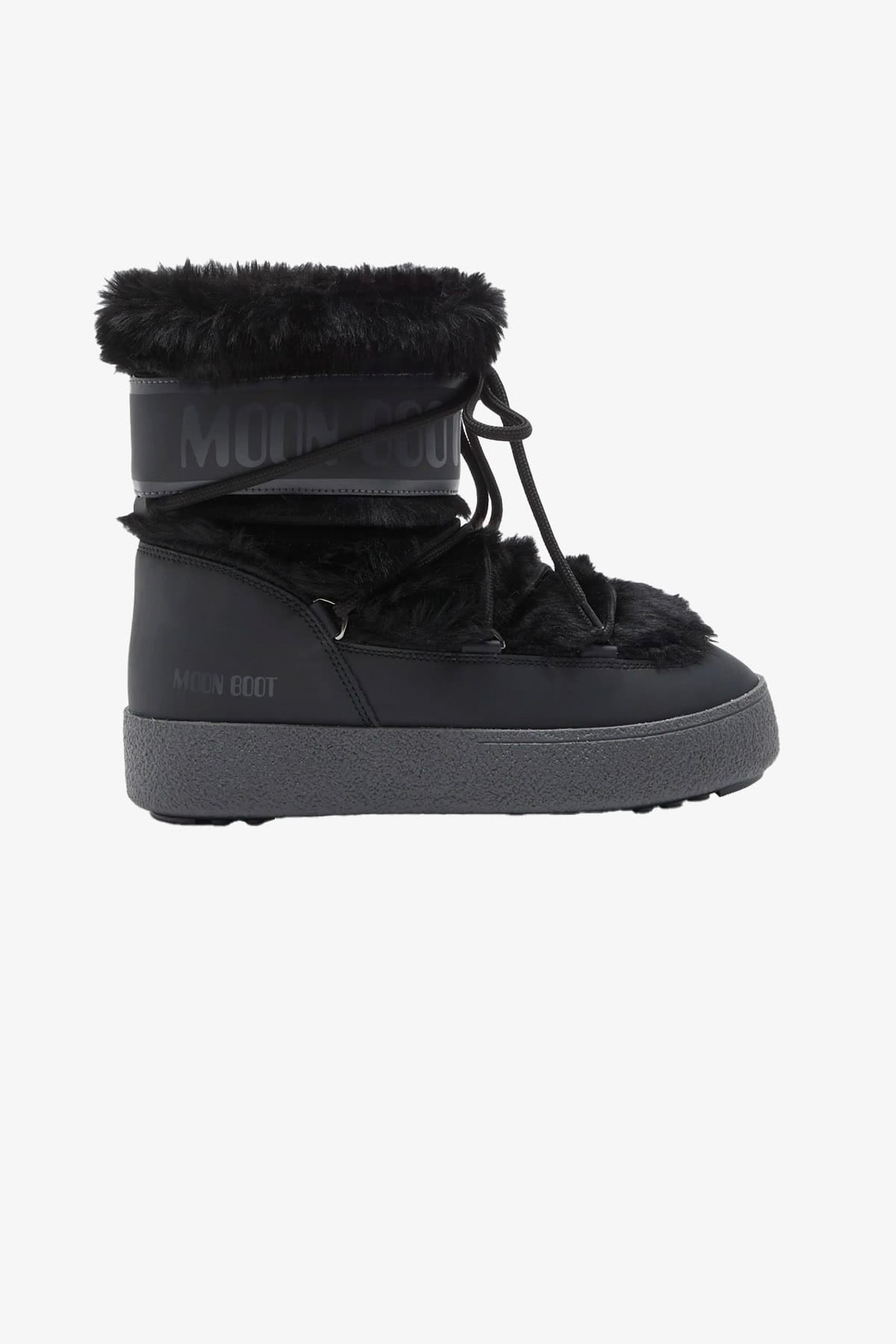 MOON BOOT CALZATURE  BLACK / 35 Moon Boot ltrack faux fur nero basso