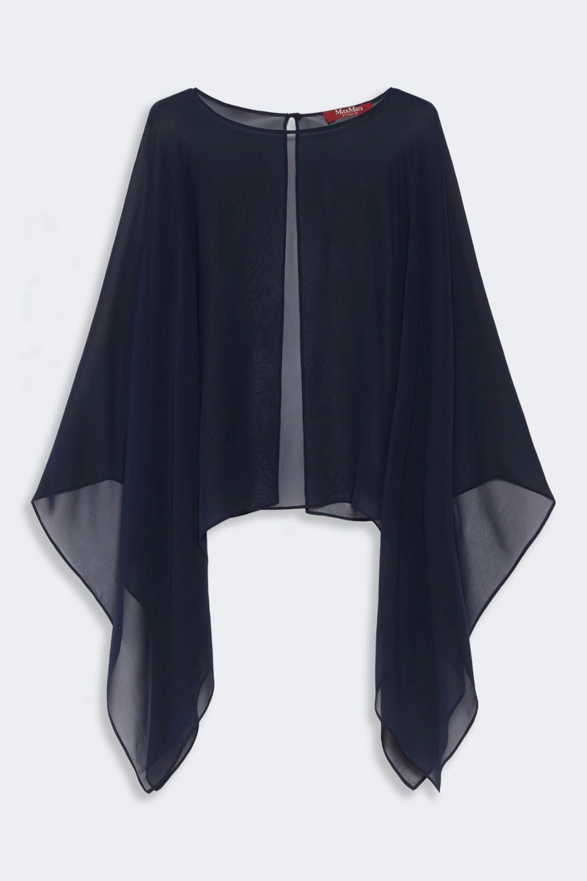 Stola blu donna Max Mara Studio Msenebbie