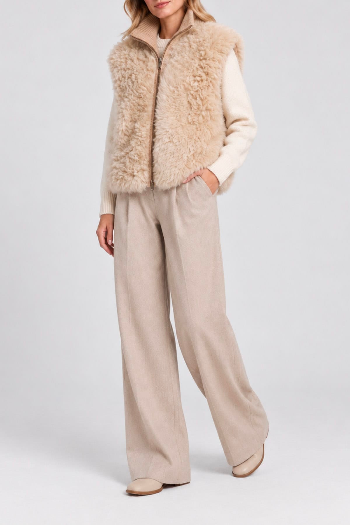 PESERICO MAGLIA-CANOTTIERA-TOP  Maglia tricot montone Peserico S89313F03B