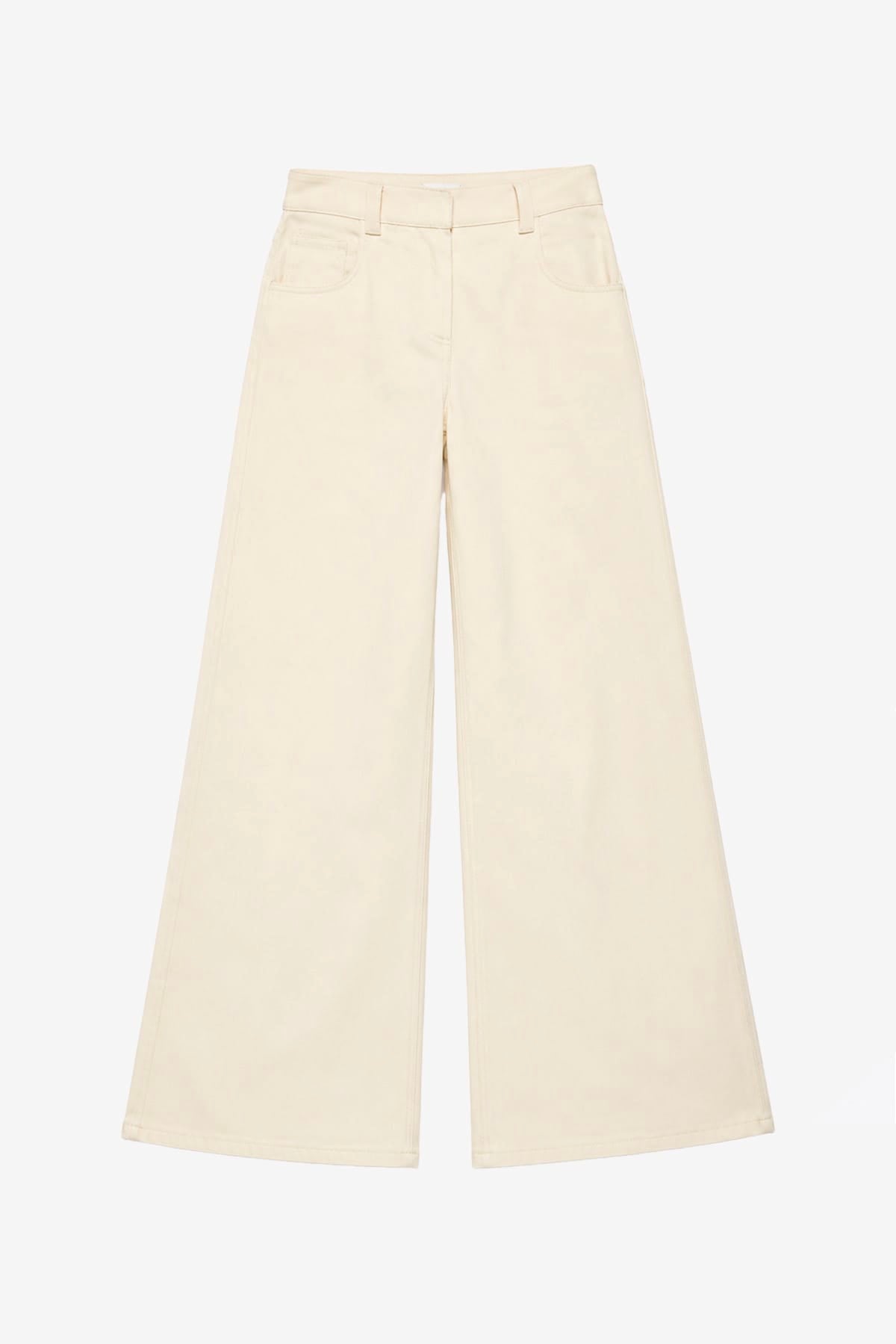 MARELLA PANTALONE LUNGO  BIANCO PANNA / 34 Jeans bianchi in denim donna Marella Mllsaio