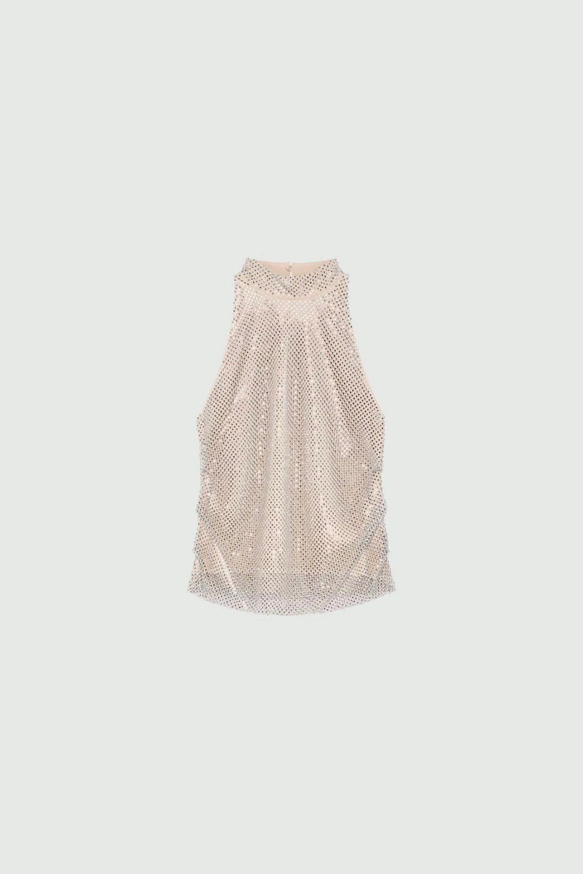 MARELLA BODY/ TOP  GESSO CON STRASS / XXS Top in jersey donna Marella Mllgabarra