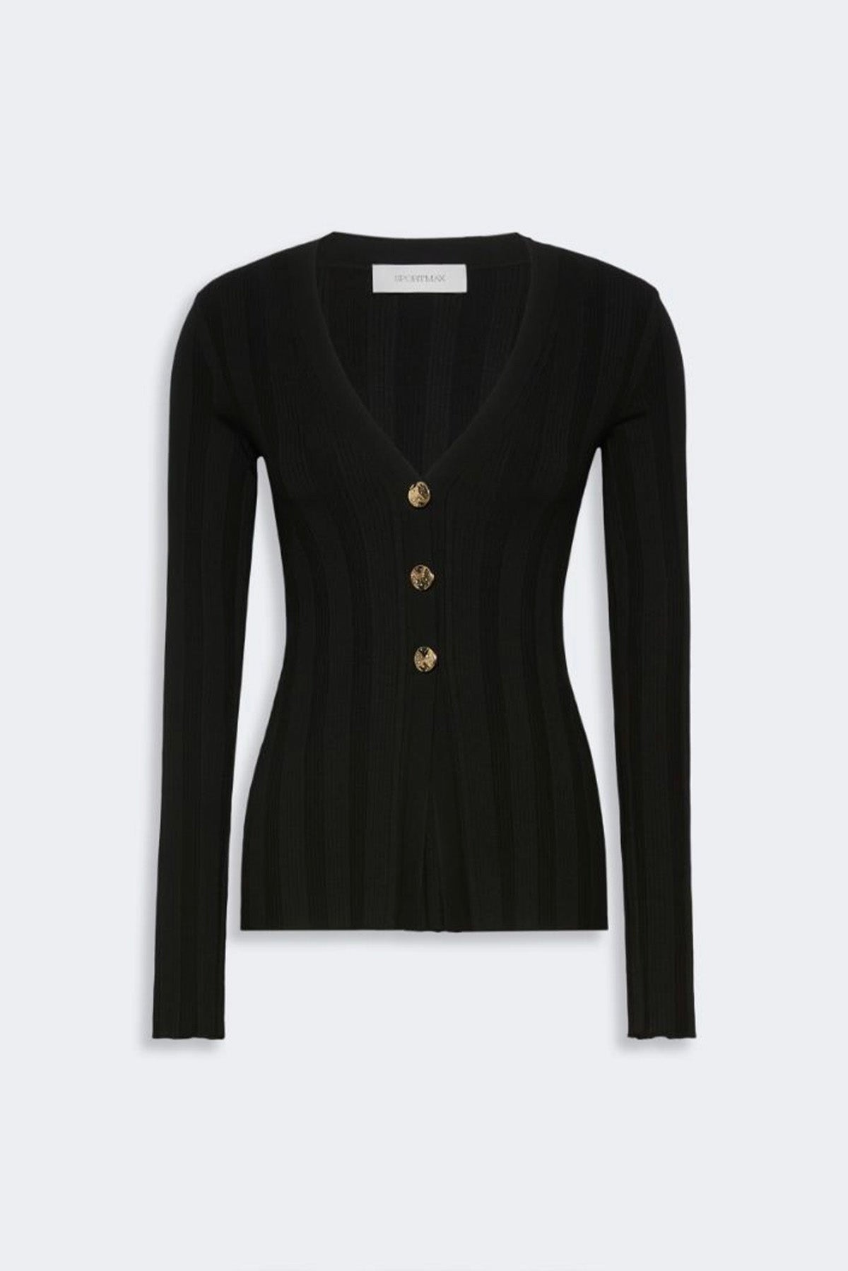 Cardigan nero donna Sportmax Spxlaser