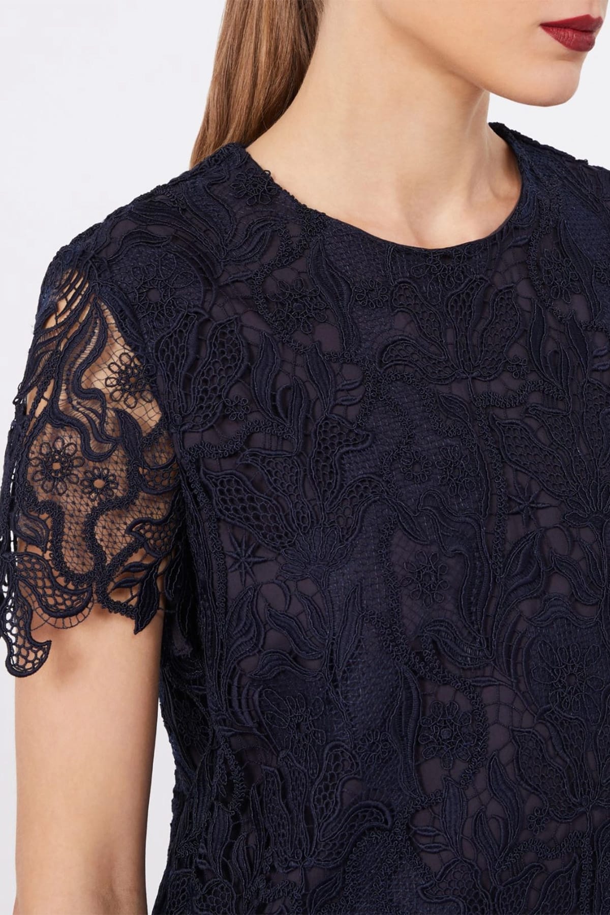 Abito corto in pizzo macrame Max Mara Studio Mseassenzi