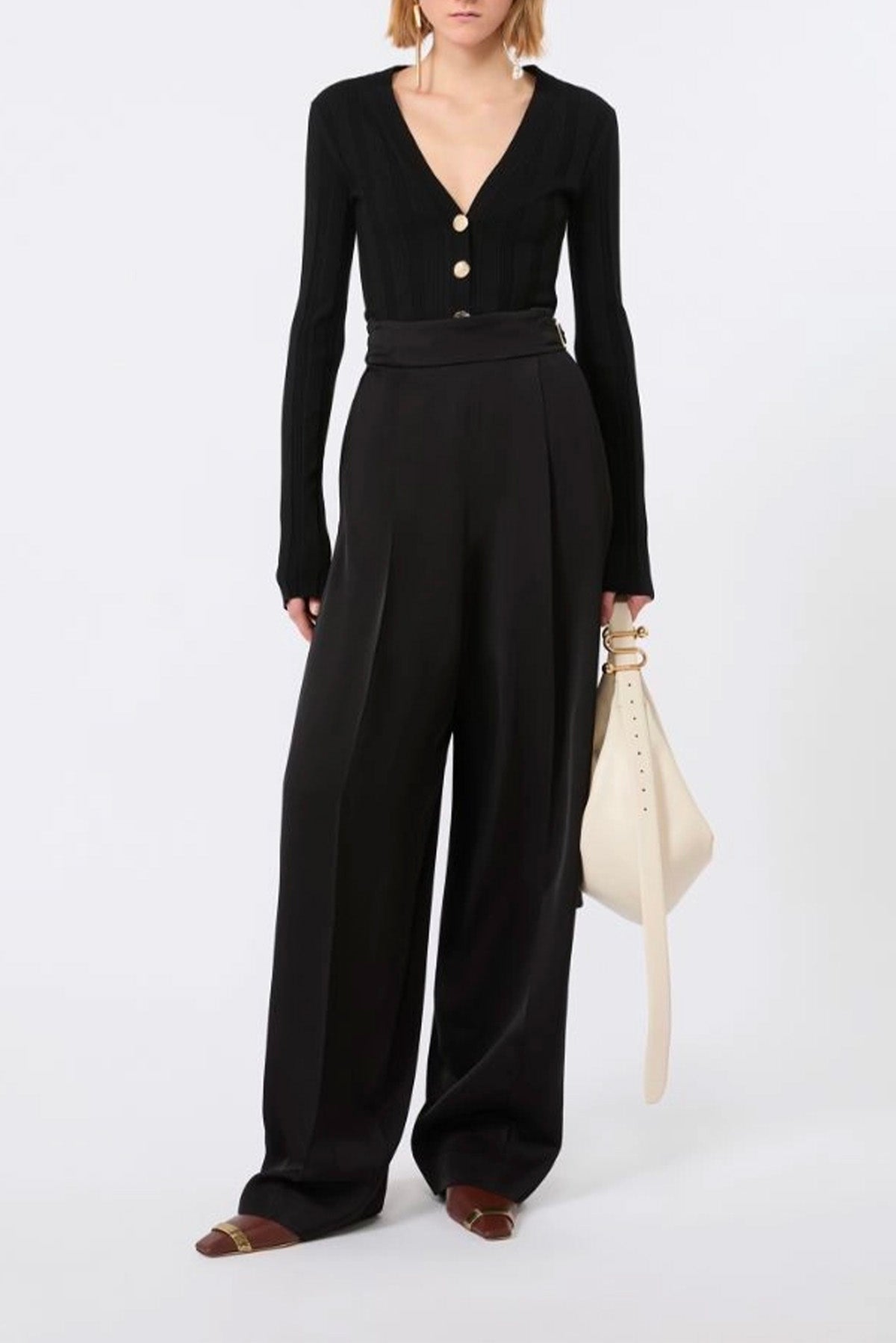 Cardigan nero donna Sportmax Spxlaser