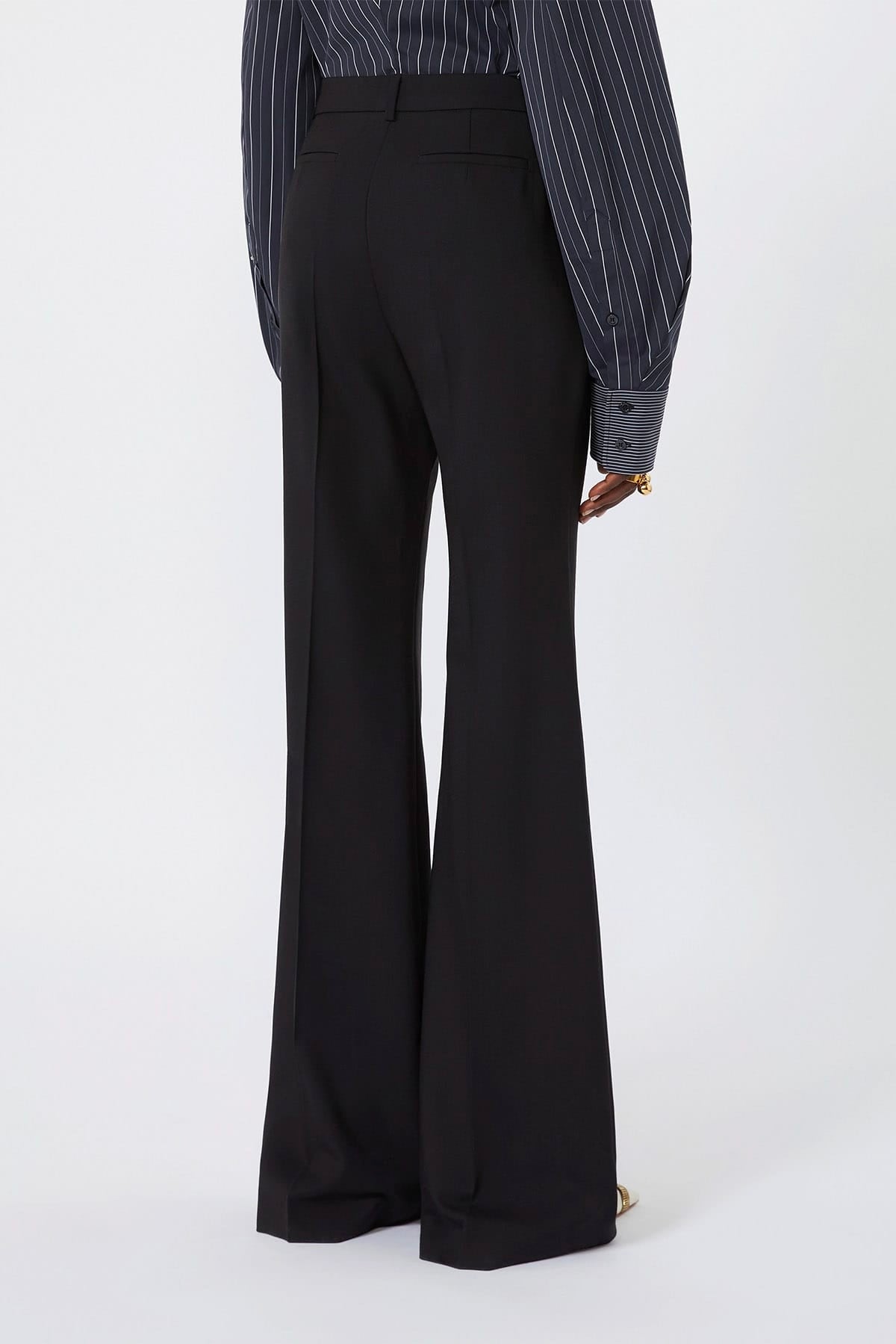 Pantaloni neri a zampa donna Sportmax Spxmodico4