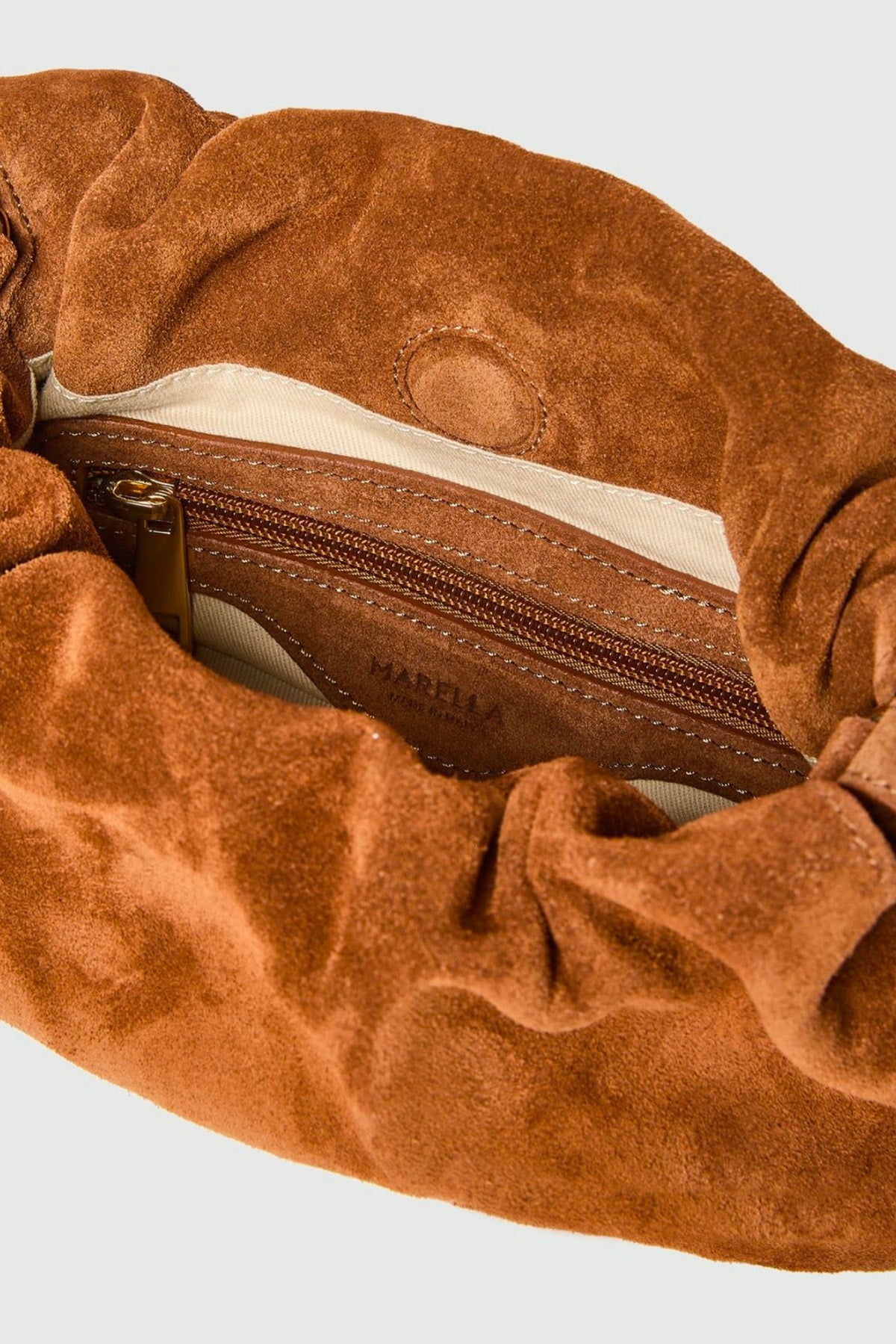Borsa in pelles camosciata Marella Mlacime