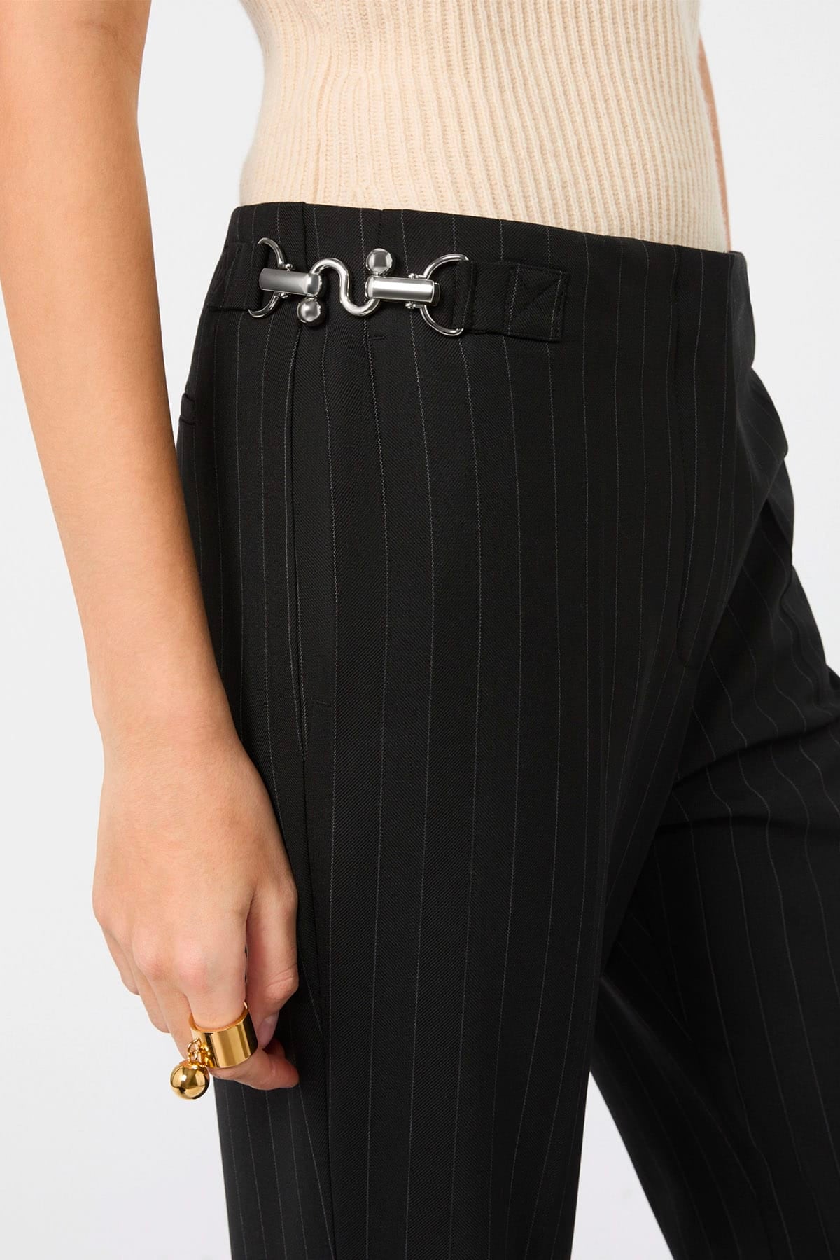 Pantaloni gessati donna Sportmax Spxalcamo
