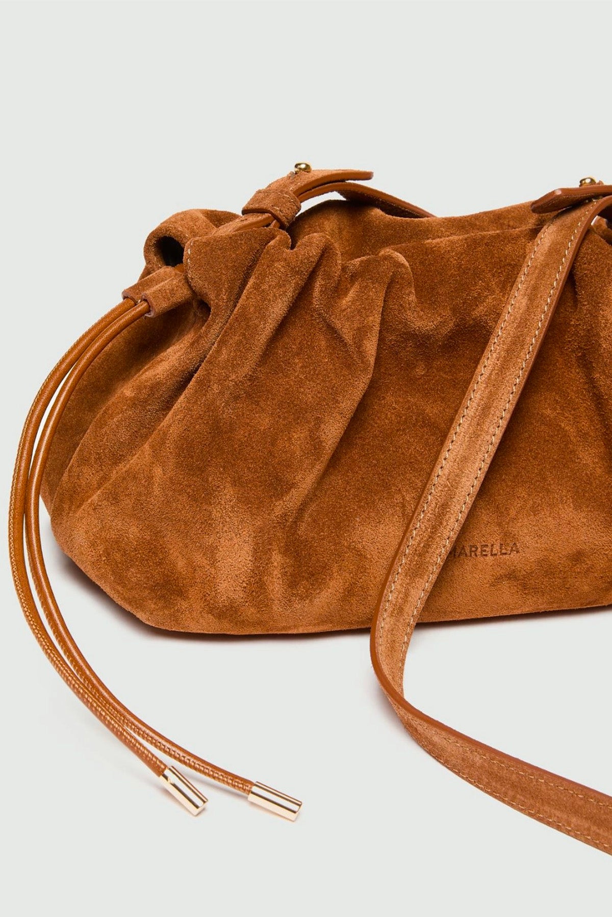 Borsa in pelles camosciata Marella Mlacime