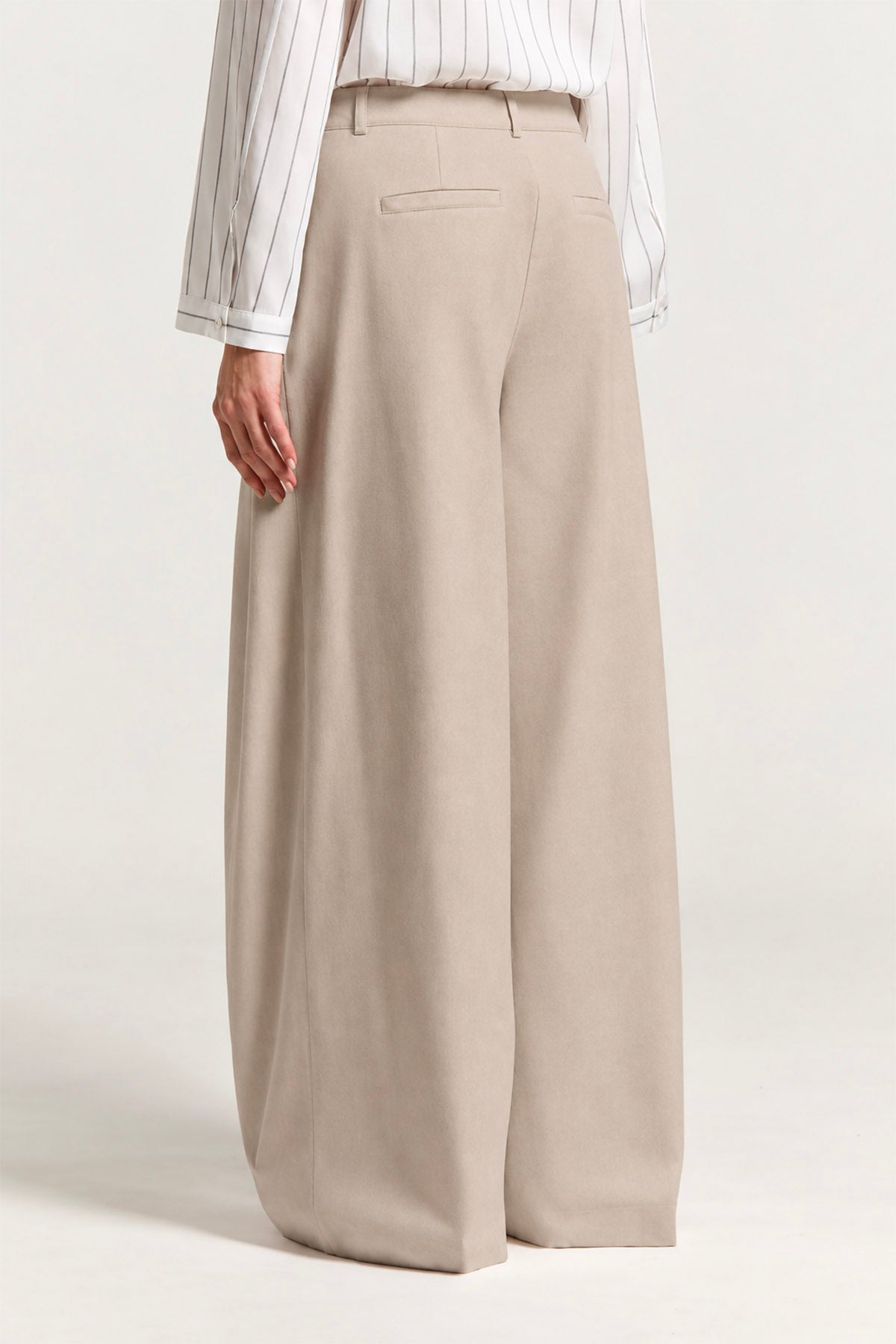 Pantaloni over donna Peserico blu A04646T3