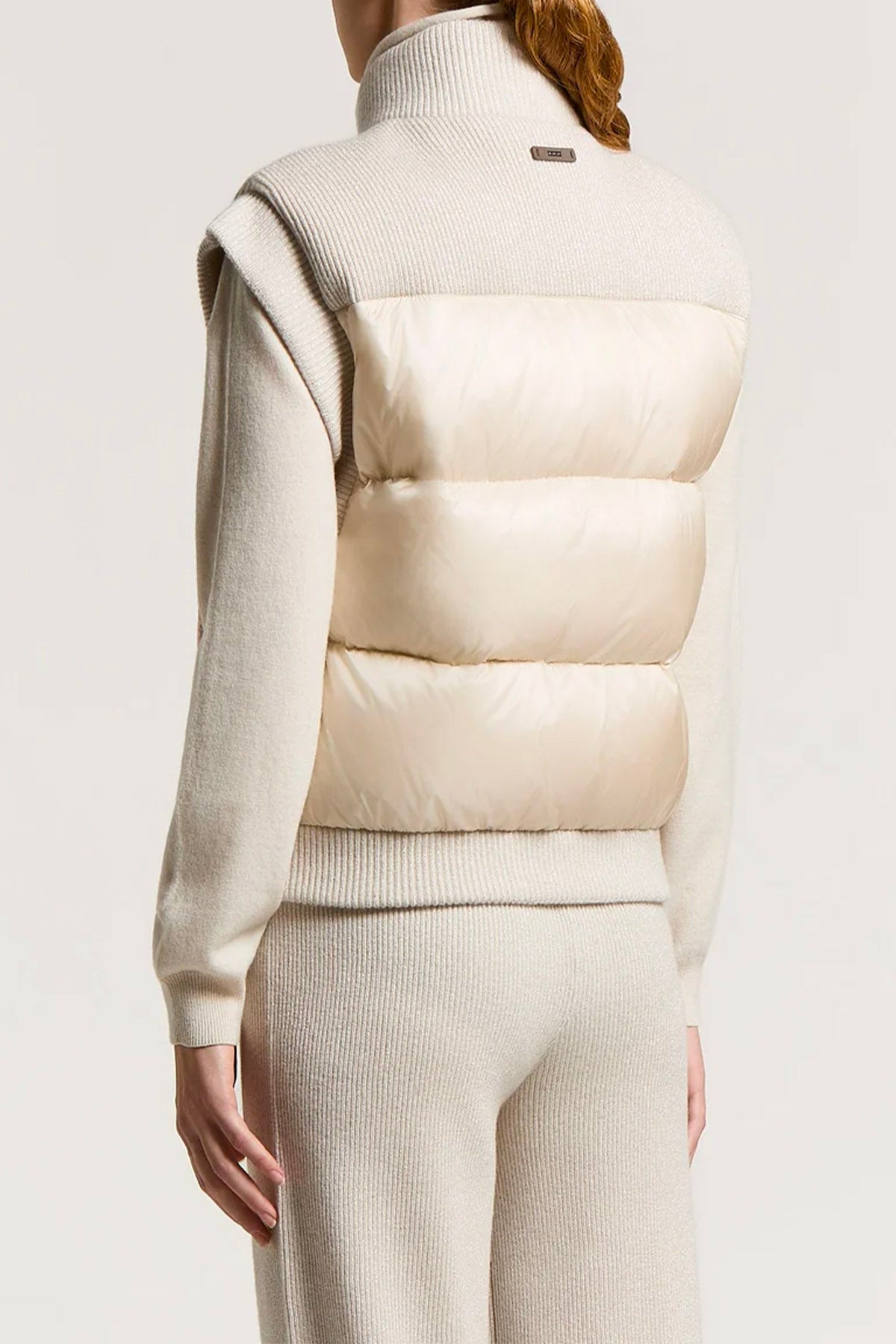 Gilet imbottito donna beige Peserico A03473F07