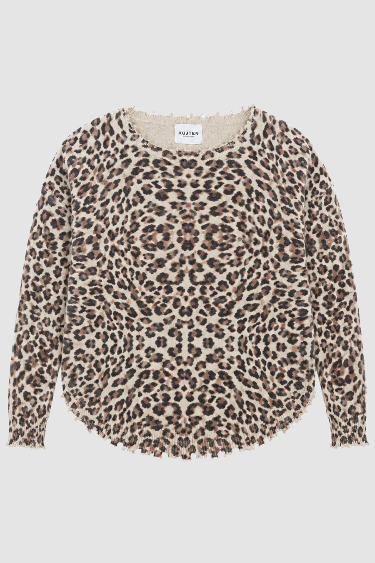 Maglia donna cashmere Kujten Melah Leopard