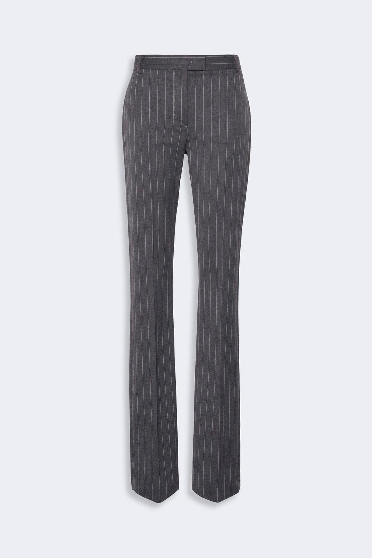 Pantaloni in lana gessati Sportmax Sfilata Spsricordo