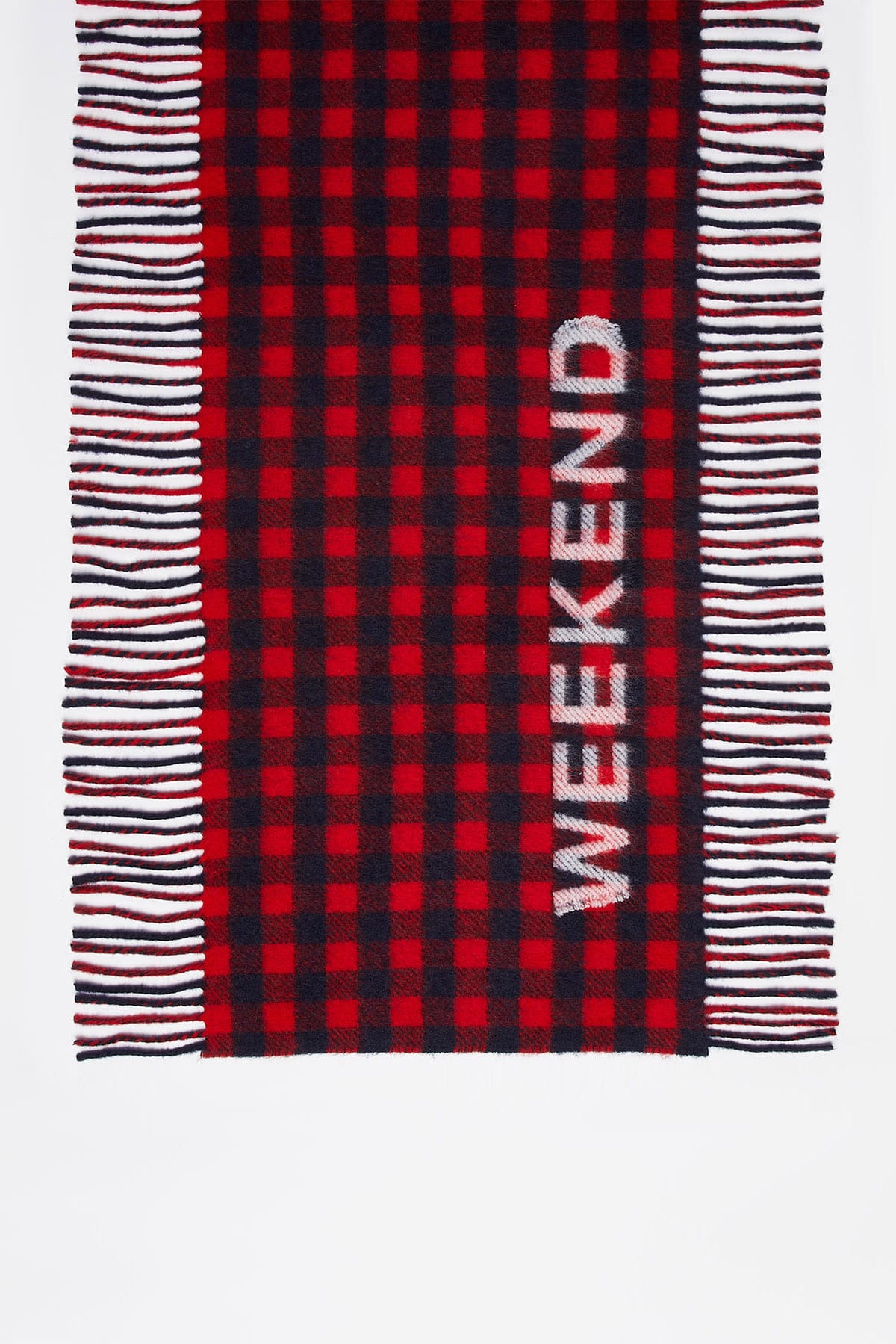 MAXMARA'S BRANDS FOULARD-SCIARPA-NASTRO  NOCE / UNICA Stola in filato di lana disegno geometrico Max Mara Weekend Wkafilovia