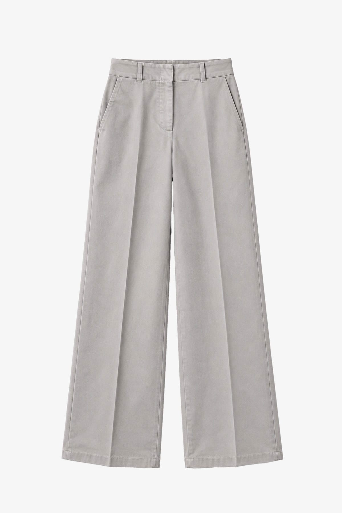 Pantalone elegante donna in gabardina di cotone Peserico A04812T3