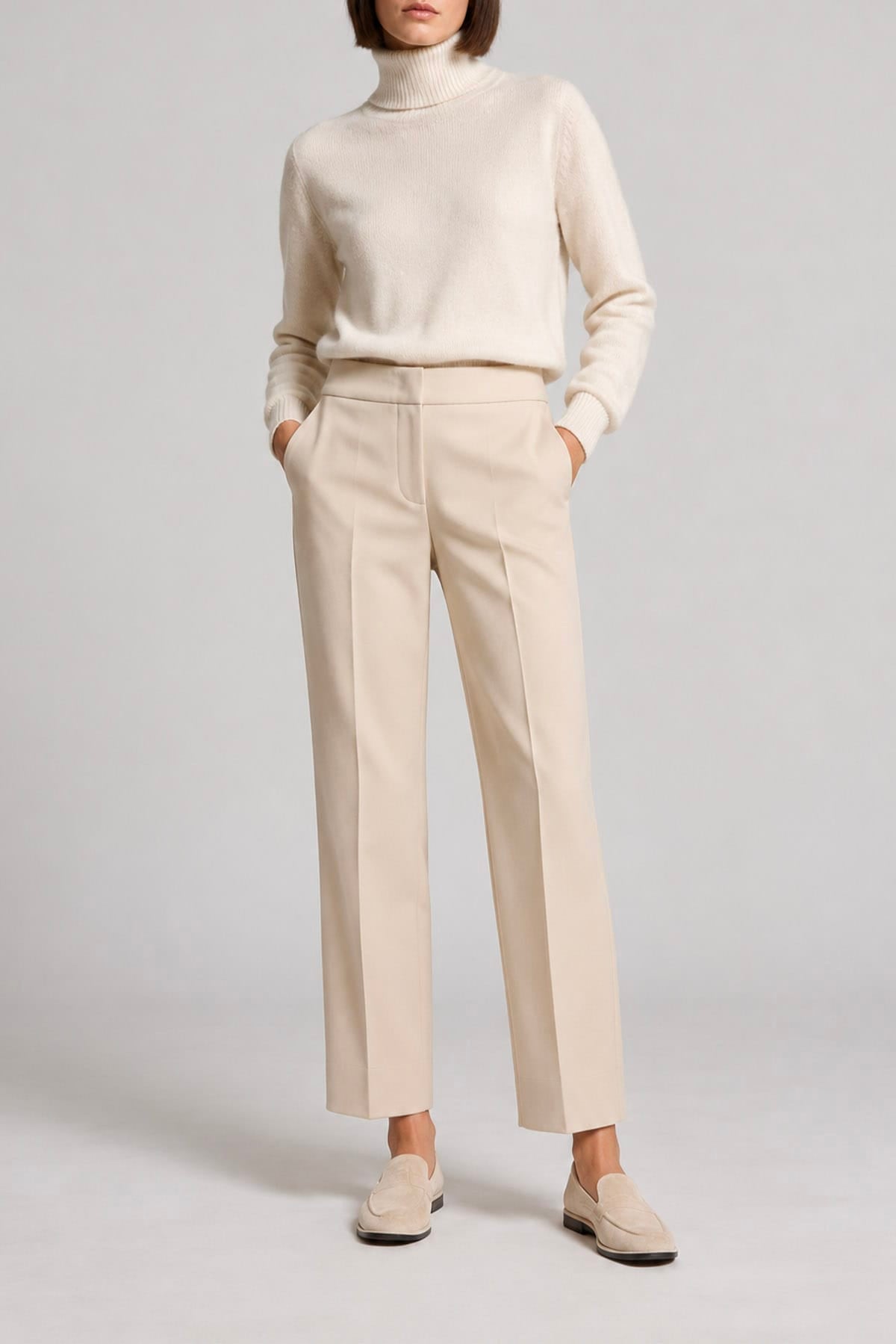 Pantalone donna in tela tecnica Peserico A04765