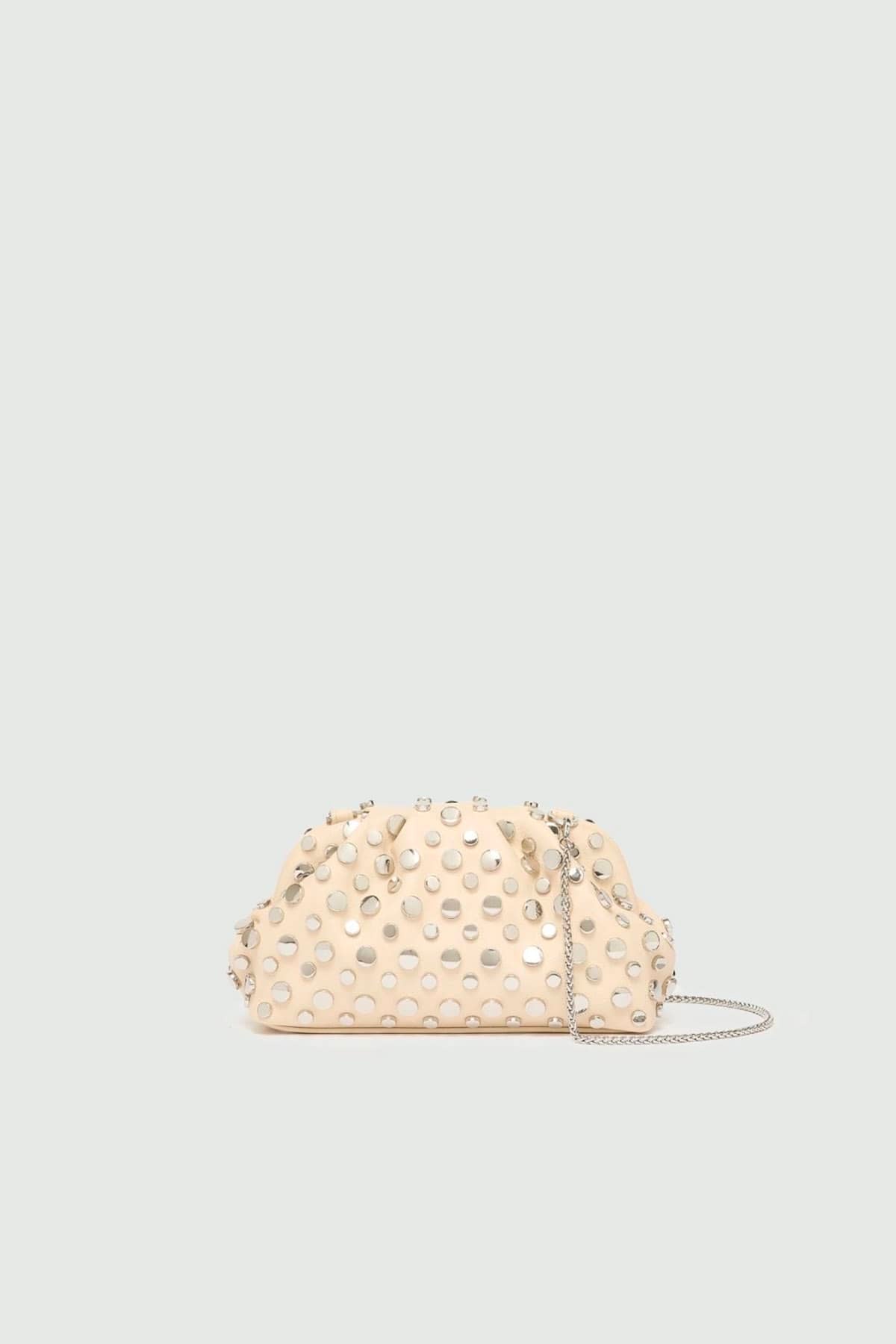 Borsa in ecopelle stampa cervo borchiata Mllnodo