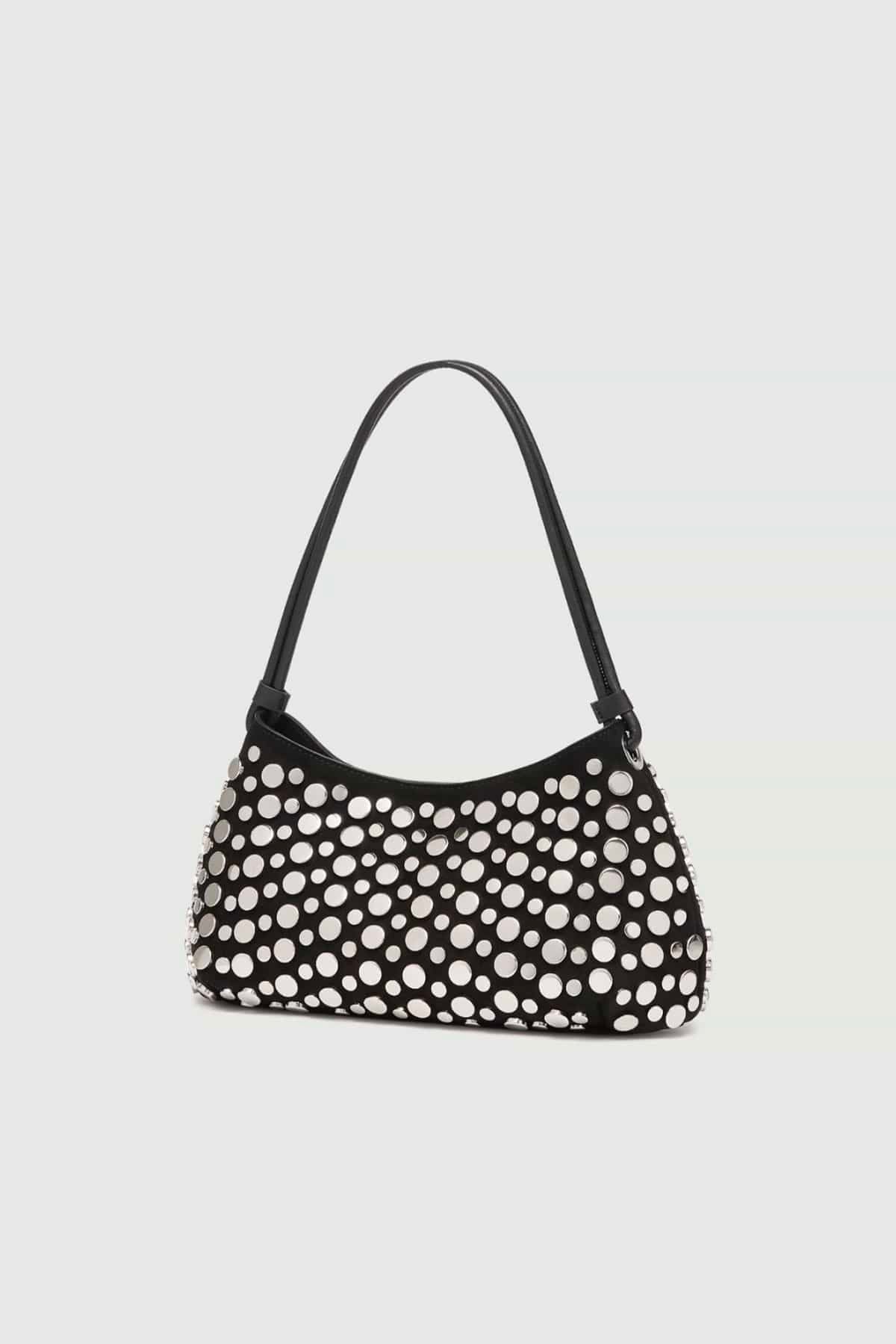 Borsa in camoscio vegano donna Marella Mllnero