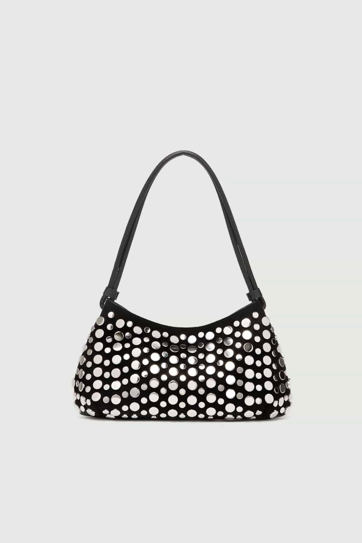 Borsa in camoscio vegano donna Marella Mllnero