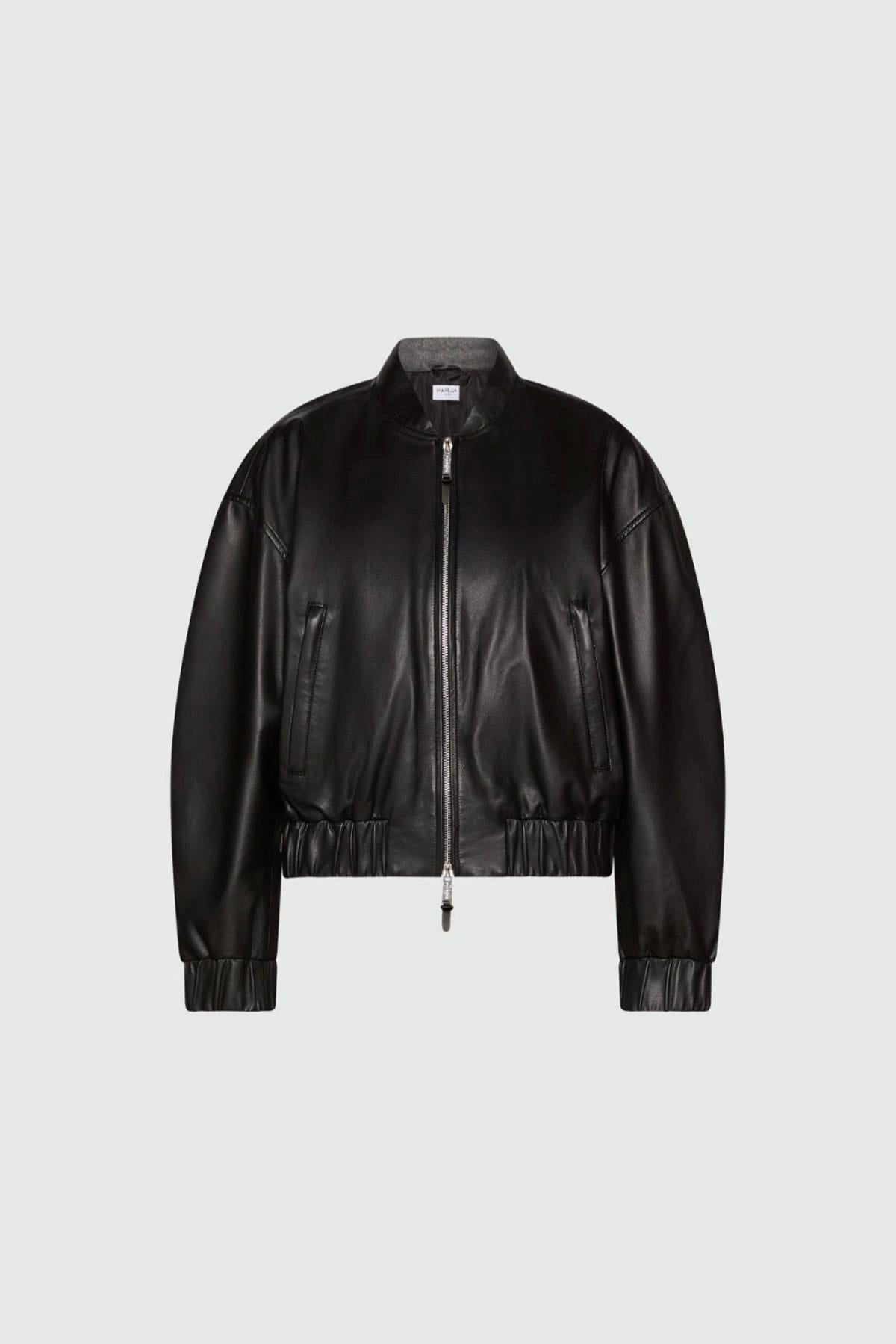 MARELLA GIACCA IN PELLE  NERO / 34 Giacca in pelle donna Marella Mlsalfio