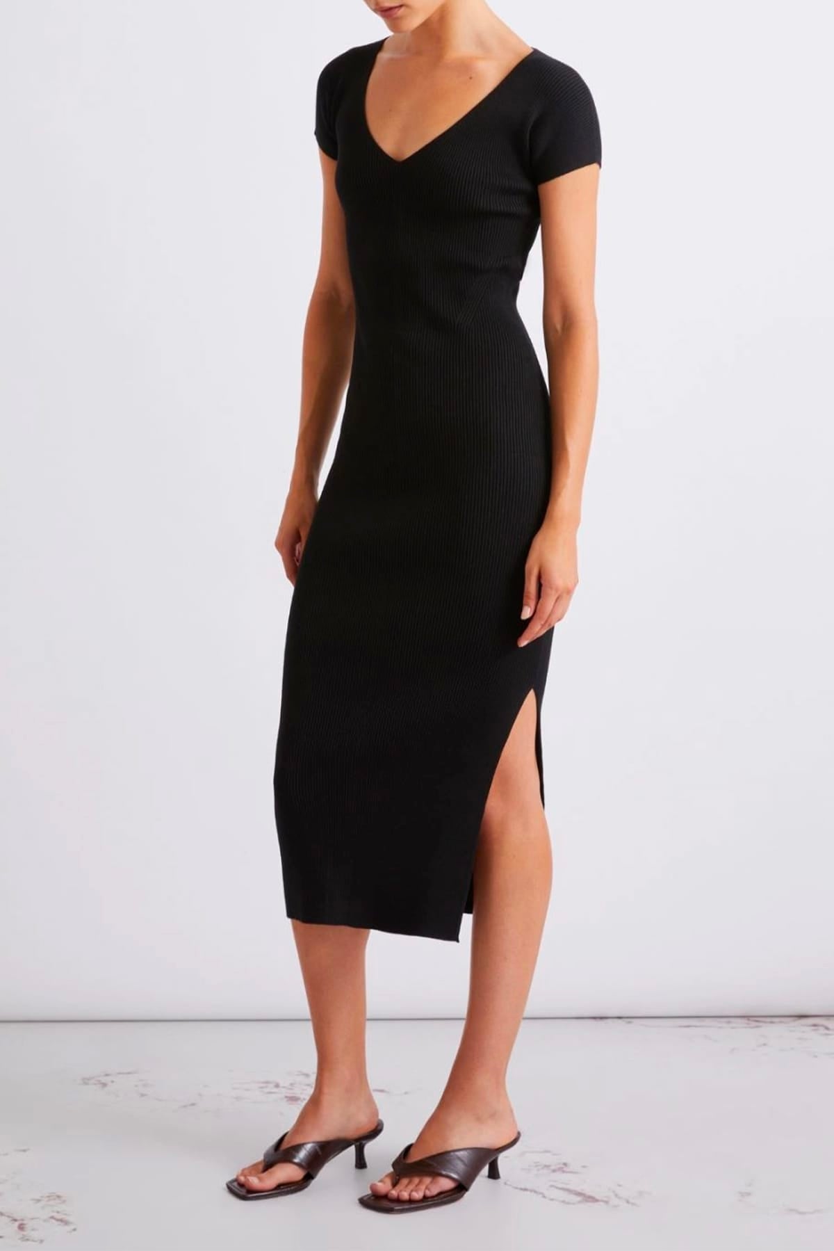 MARELLA ABITO/TUTA IN MAGLIA  NERO / XXS Abito donna in maglia Marella Mllpoggio