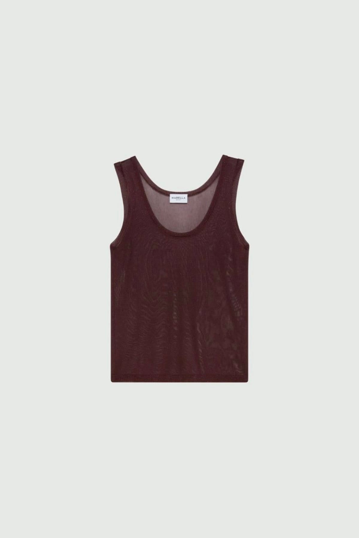Top donna Marella bordeaux Mlsprugna