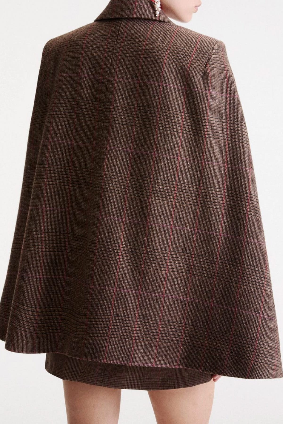 Giaccone donna Marrone check Marella Mllidoneo