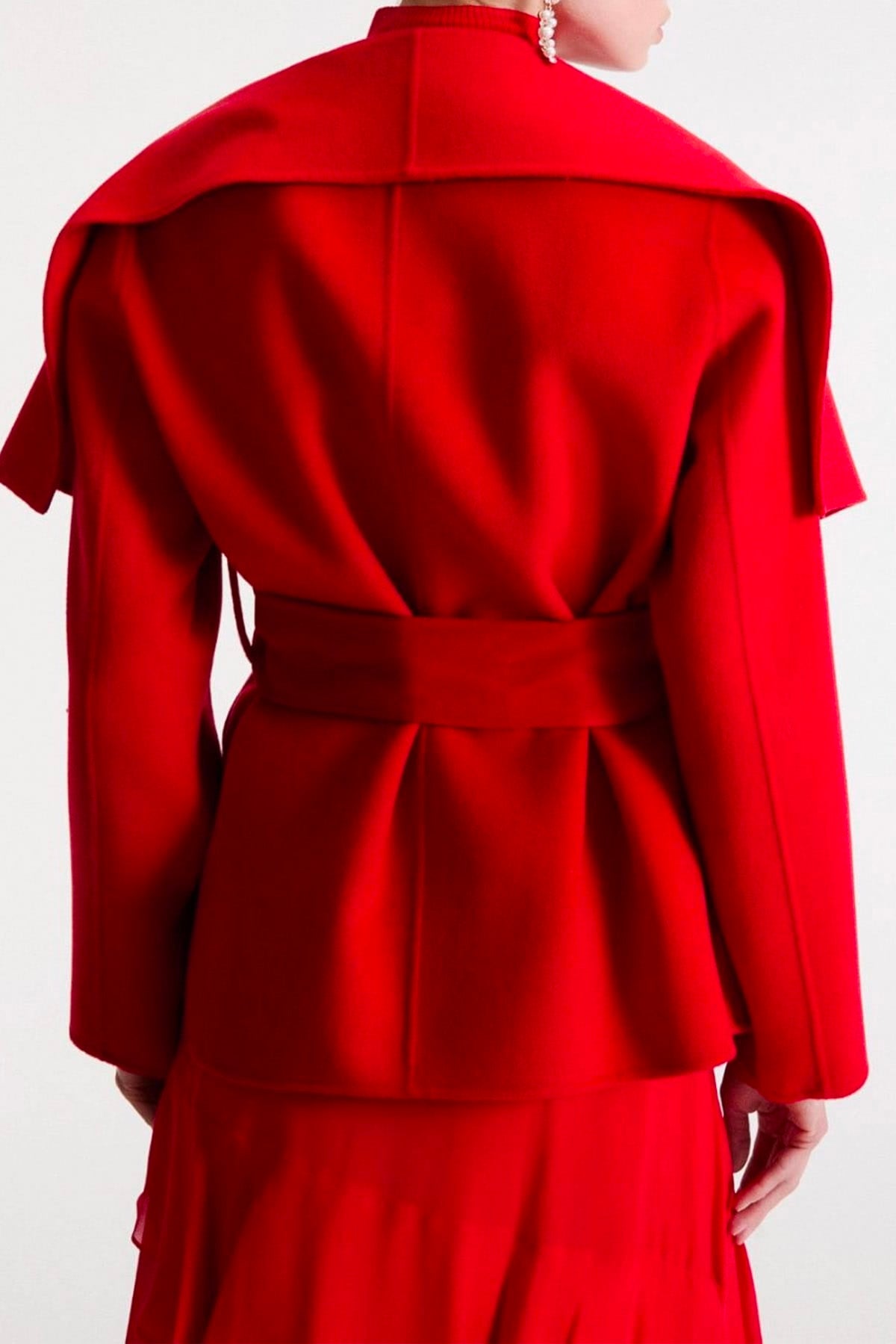 Giaccone double donna Marella in lana Mllpulcino