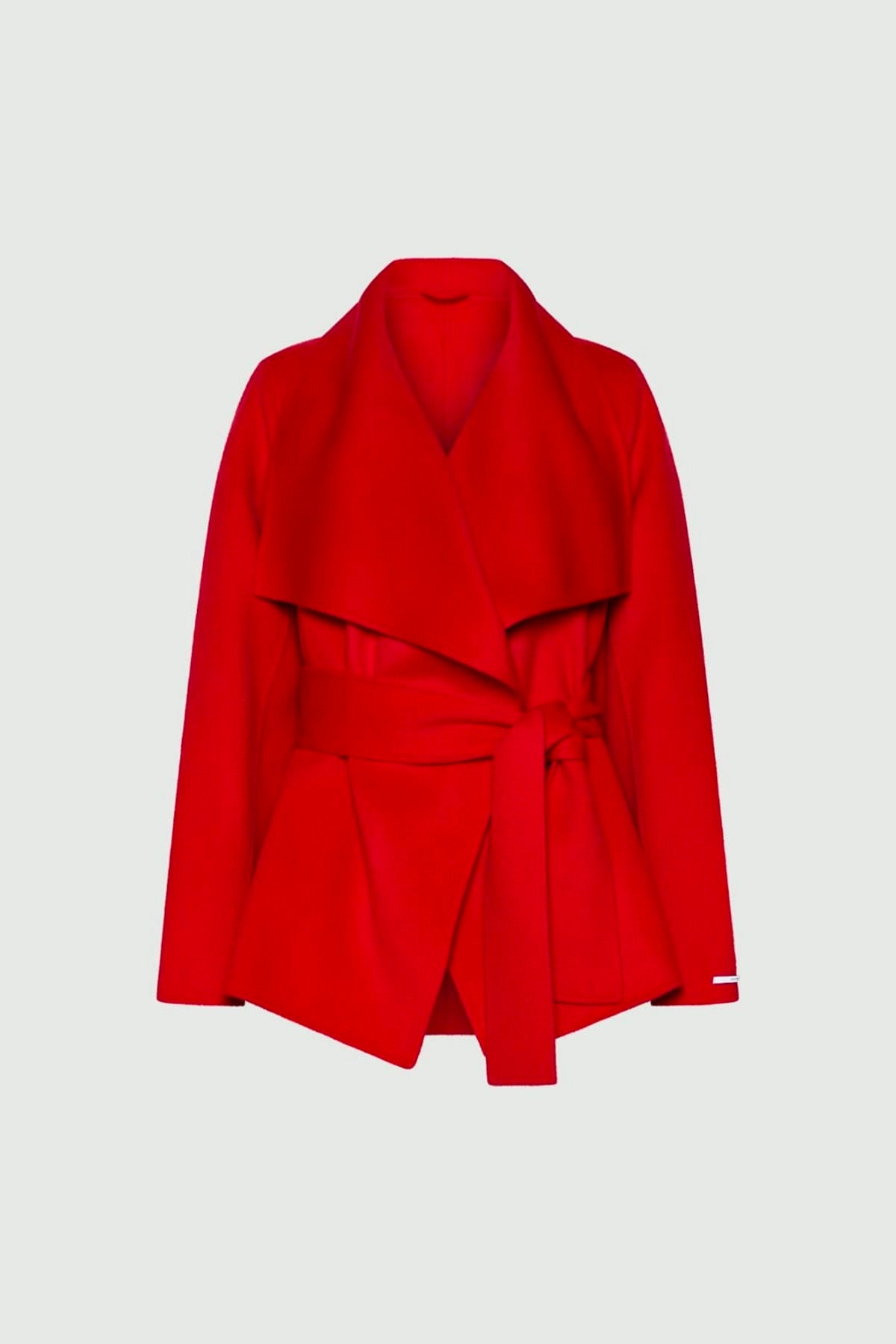 Giaccone double donna Marella in lana Mllpulcino