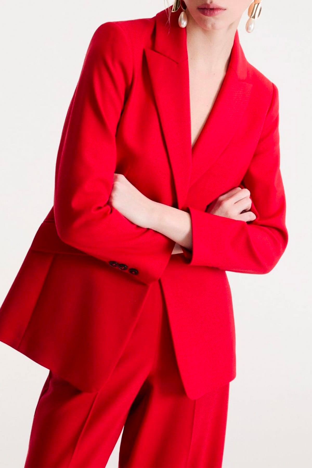Blazer rosso donna Marella Mllgambero