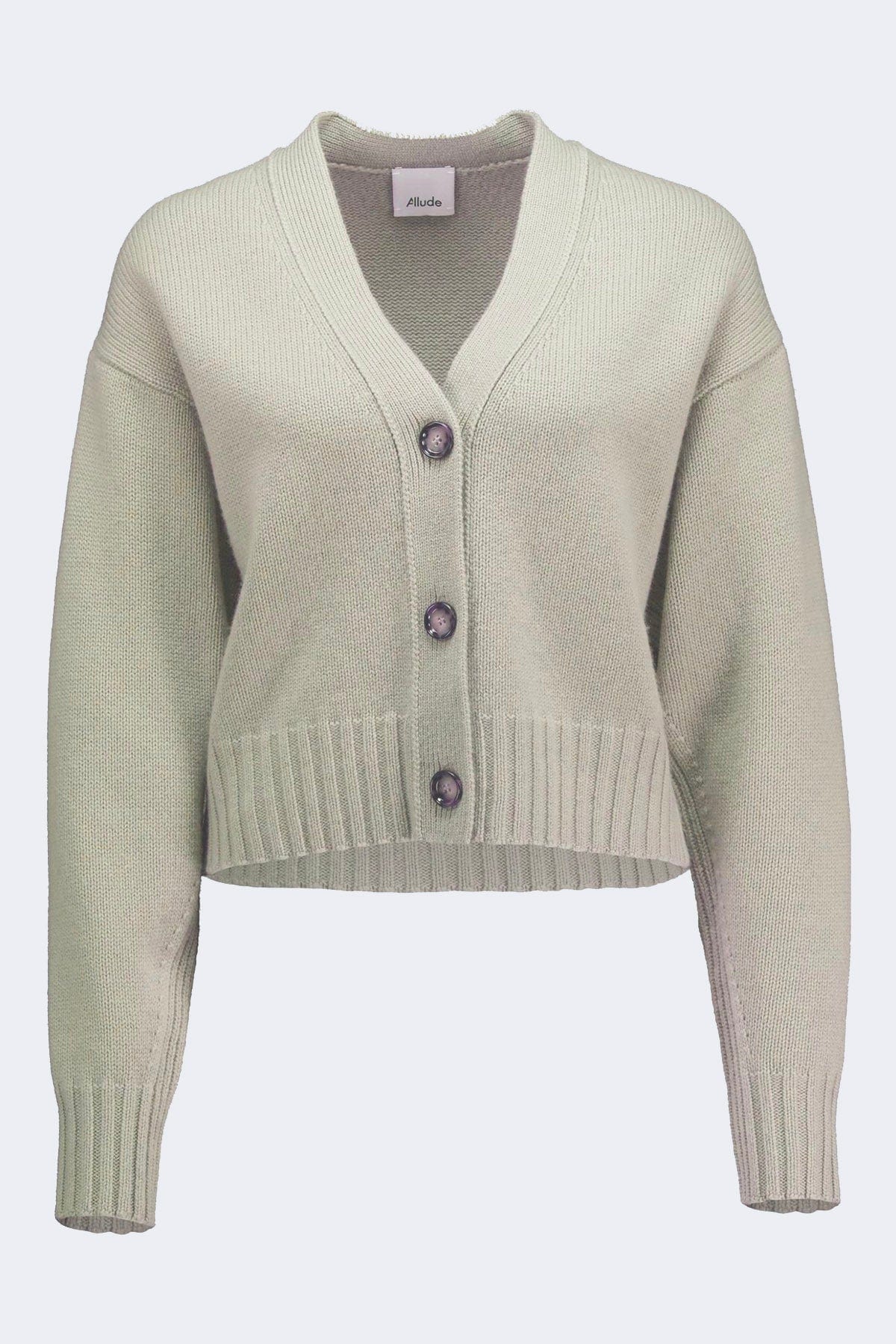 ALLUDE CARDIGAN  Cardigan scollo a V in lana e cashmire donna Allude