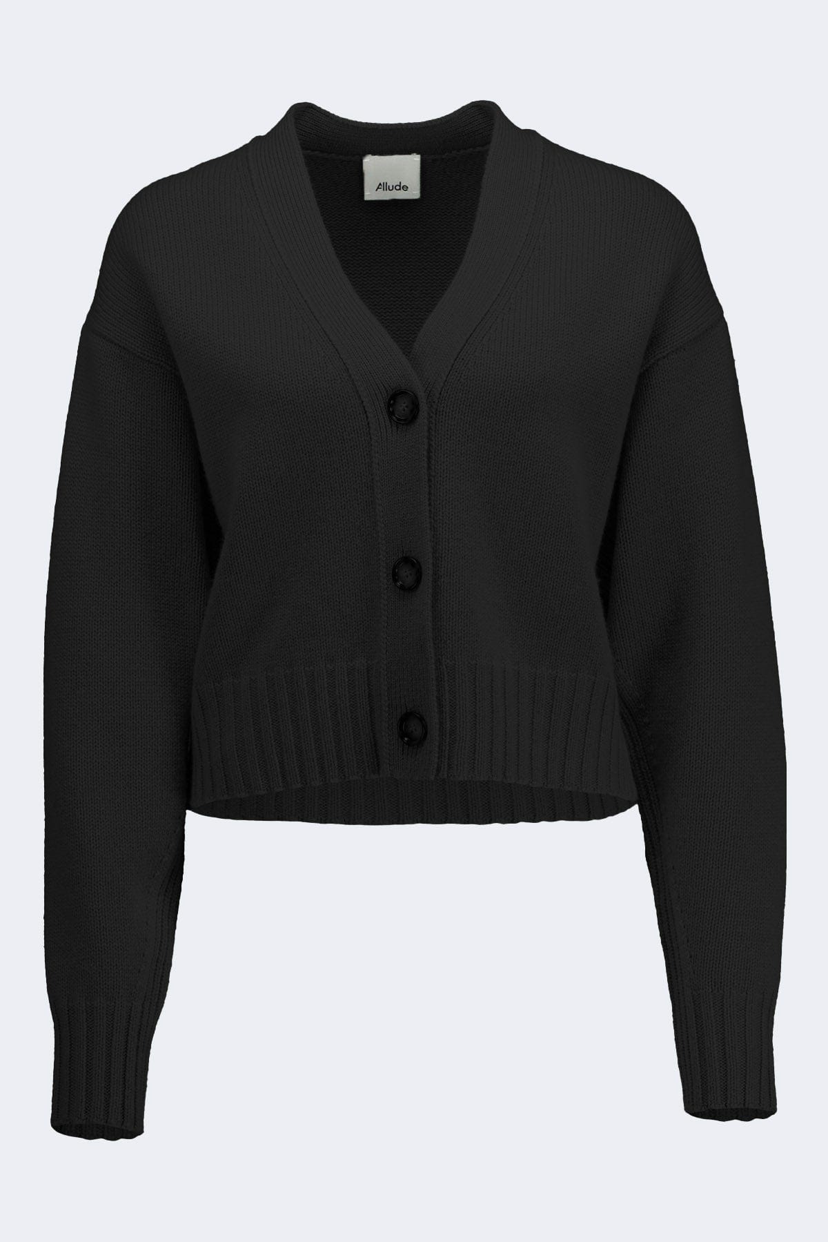 ALLUDE CARDIGAN  Cardigan scollo a V in lana e cashmire donna Allude