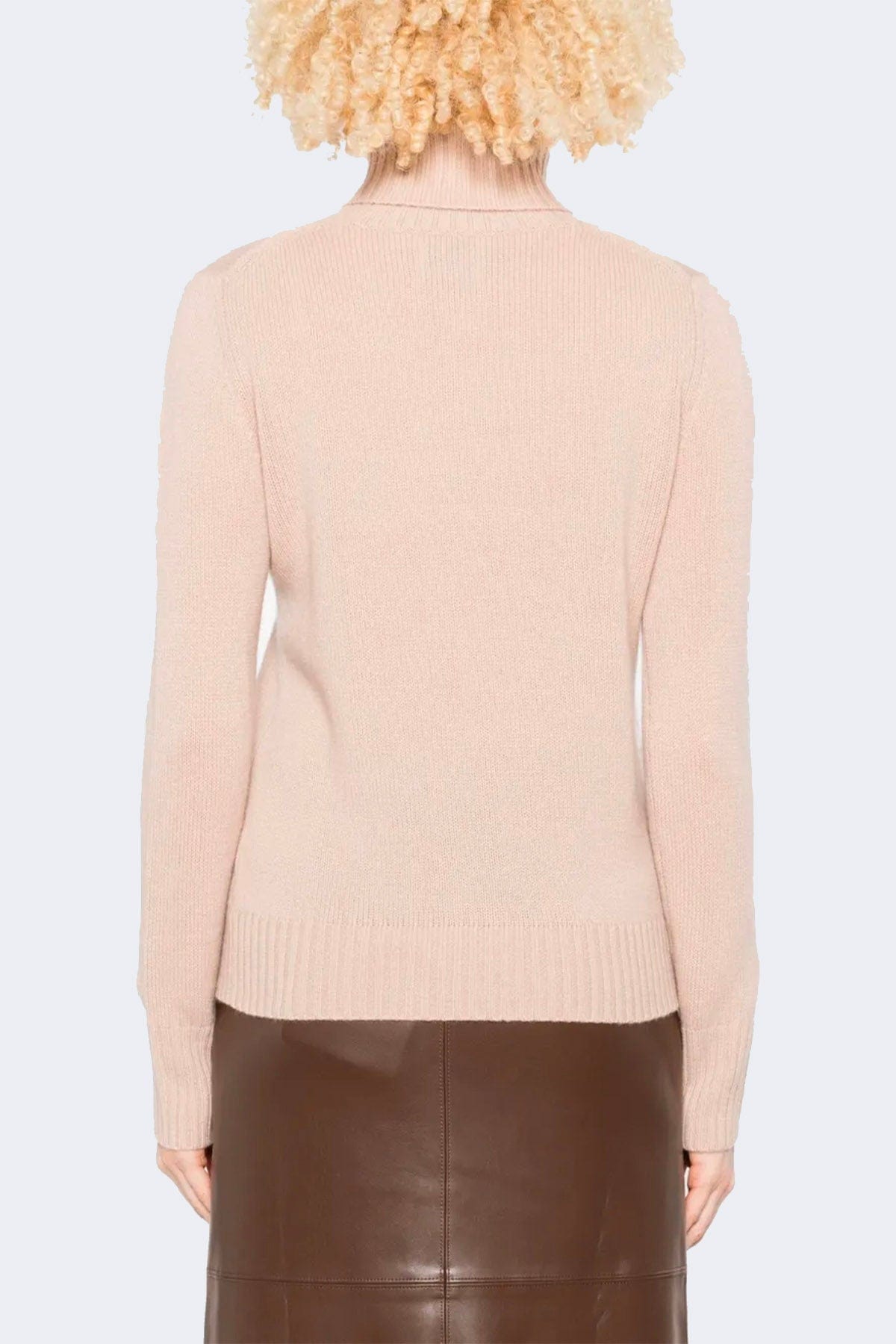 ALLUDE MAGLIA-CANOTTIERA-TOP  Dolcevita in cashmire donna Allude