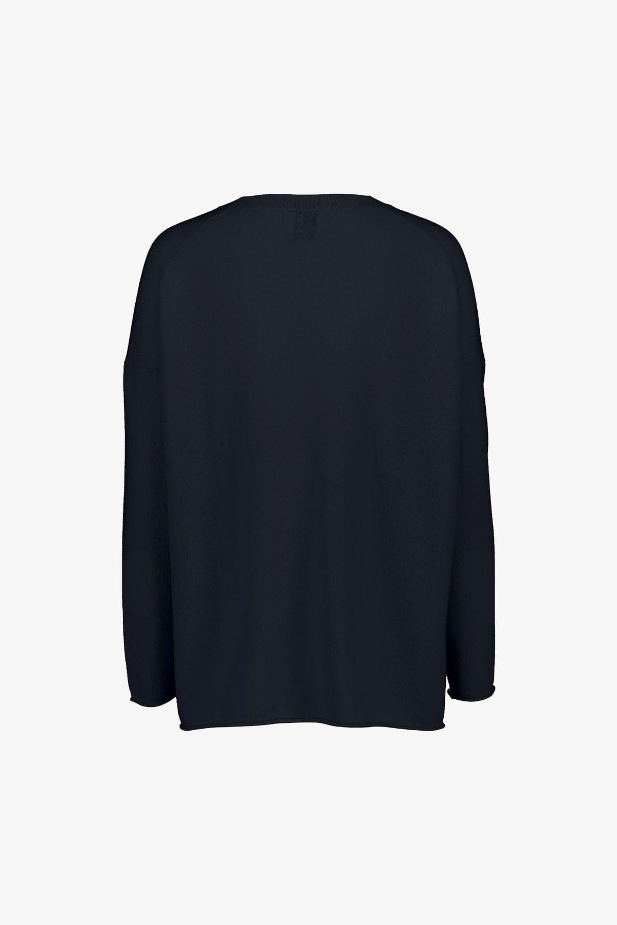 ALLUDE MAGLIA-CANOTTIERA-TOP  BLU / XS Maglia in Cashmere Donna Allude 11114