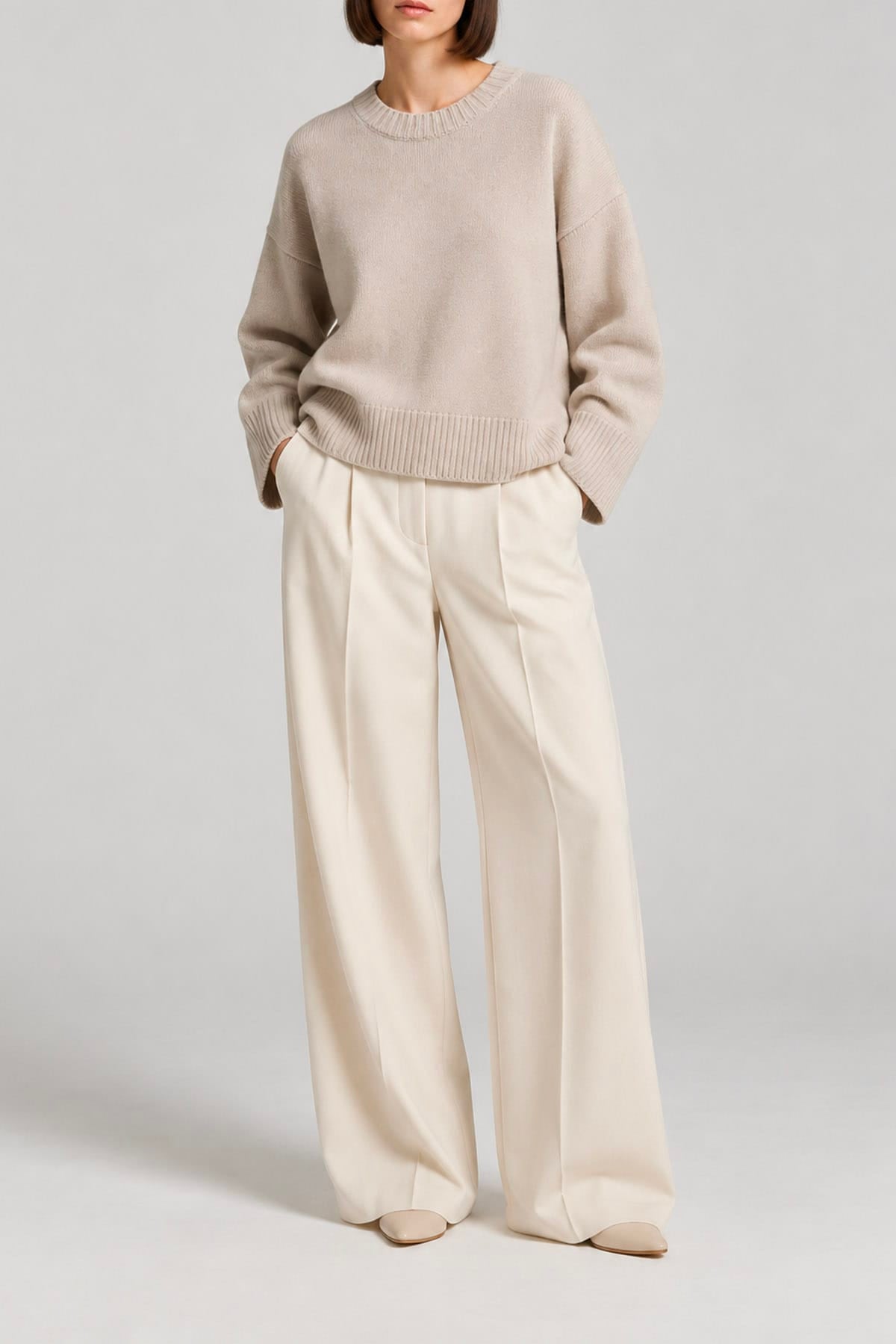 ALLUDE MAGLIA-CANOTTIERA-TOP  Maglia in cashmere donna Allude 265/11151
