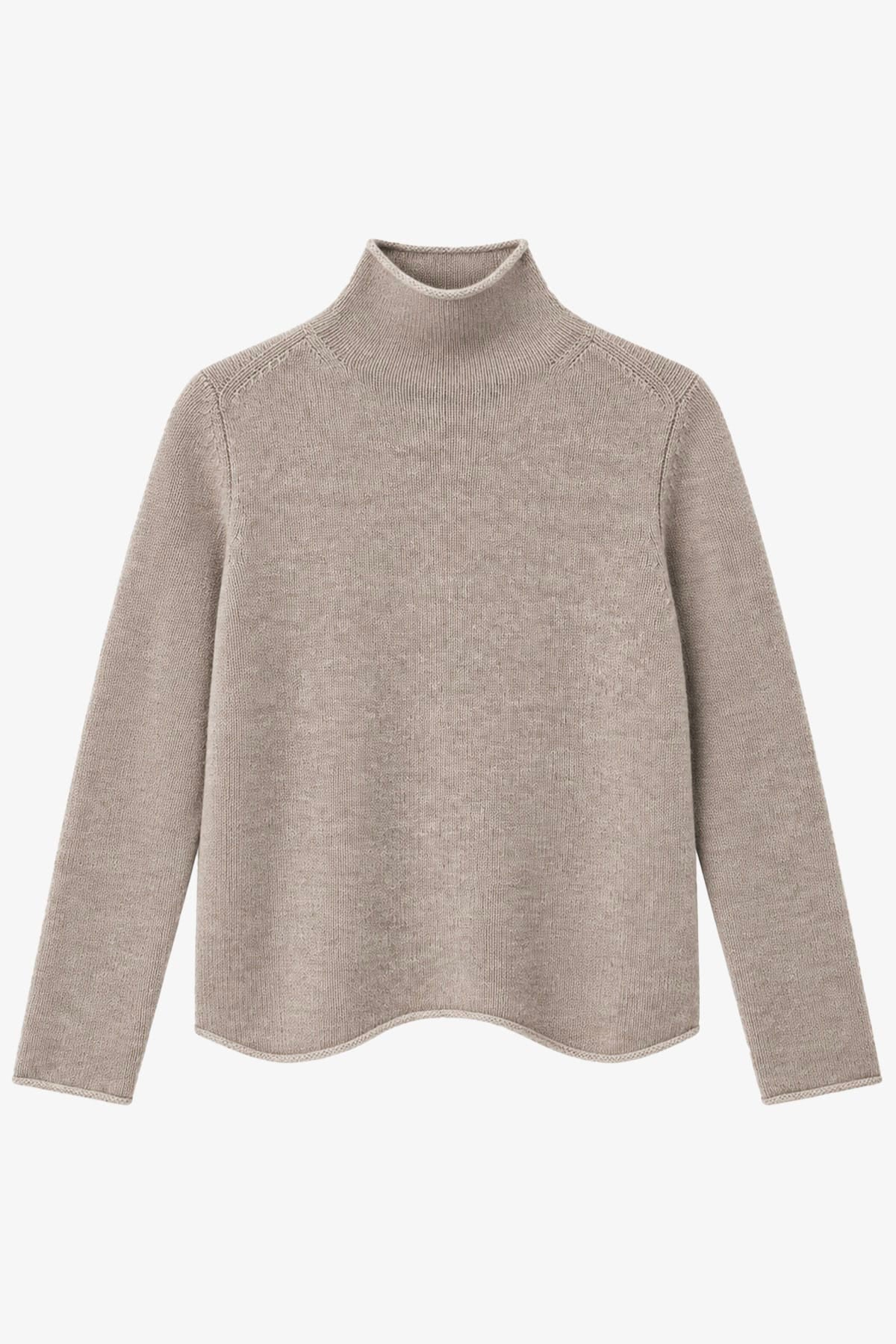ALLUDE MAGLIA-CANOTTIERA-TOP  TORTORA / XXS Maglia in cashmere donna Allude 265/11184