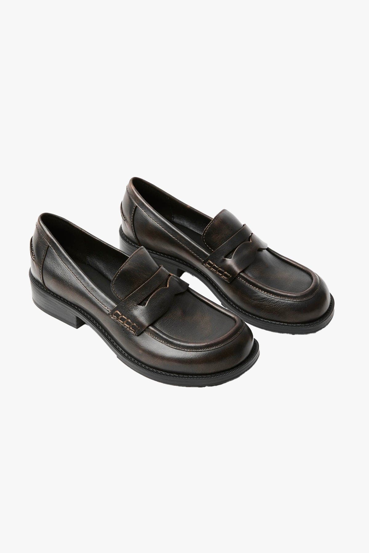 ASH CALZATURE  Mocassino nero donna in pelle Ash Ringo01