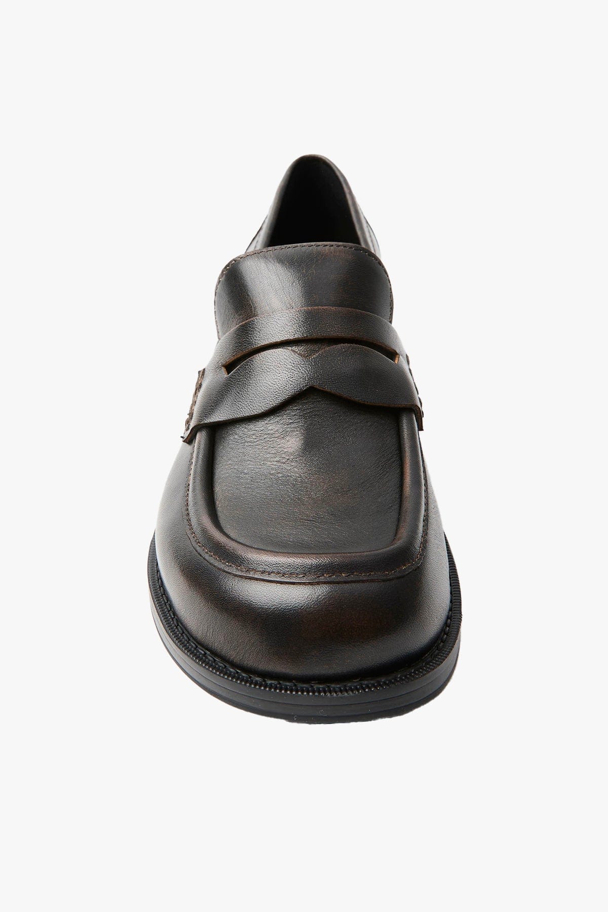 ASH CALZATURE  Mocassino nero donna in pelle Ash Ringo01