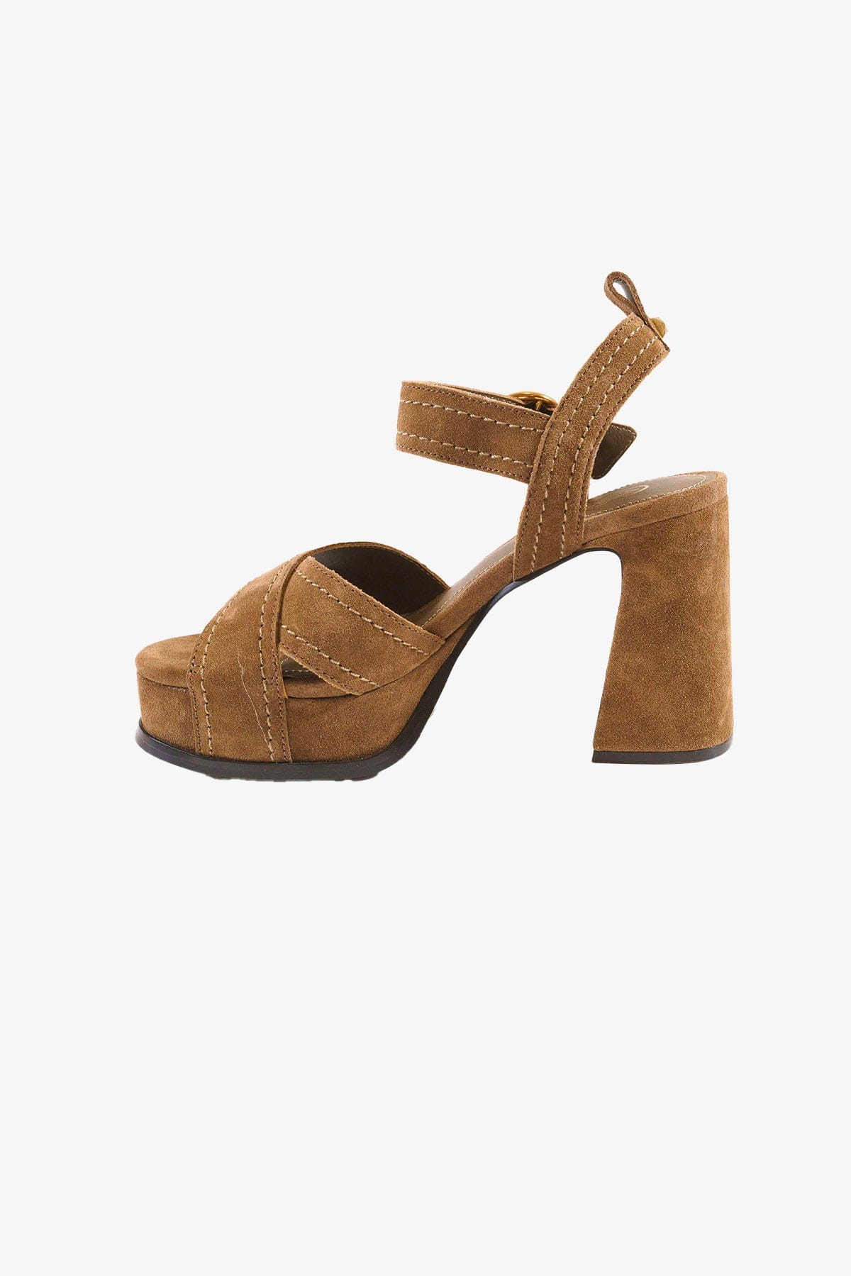 ASH CALZATURE  Platform Shoes Nocciola Suede Ash Melany