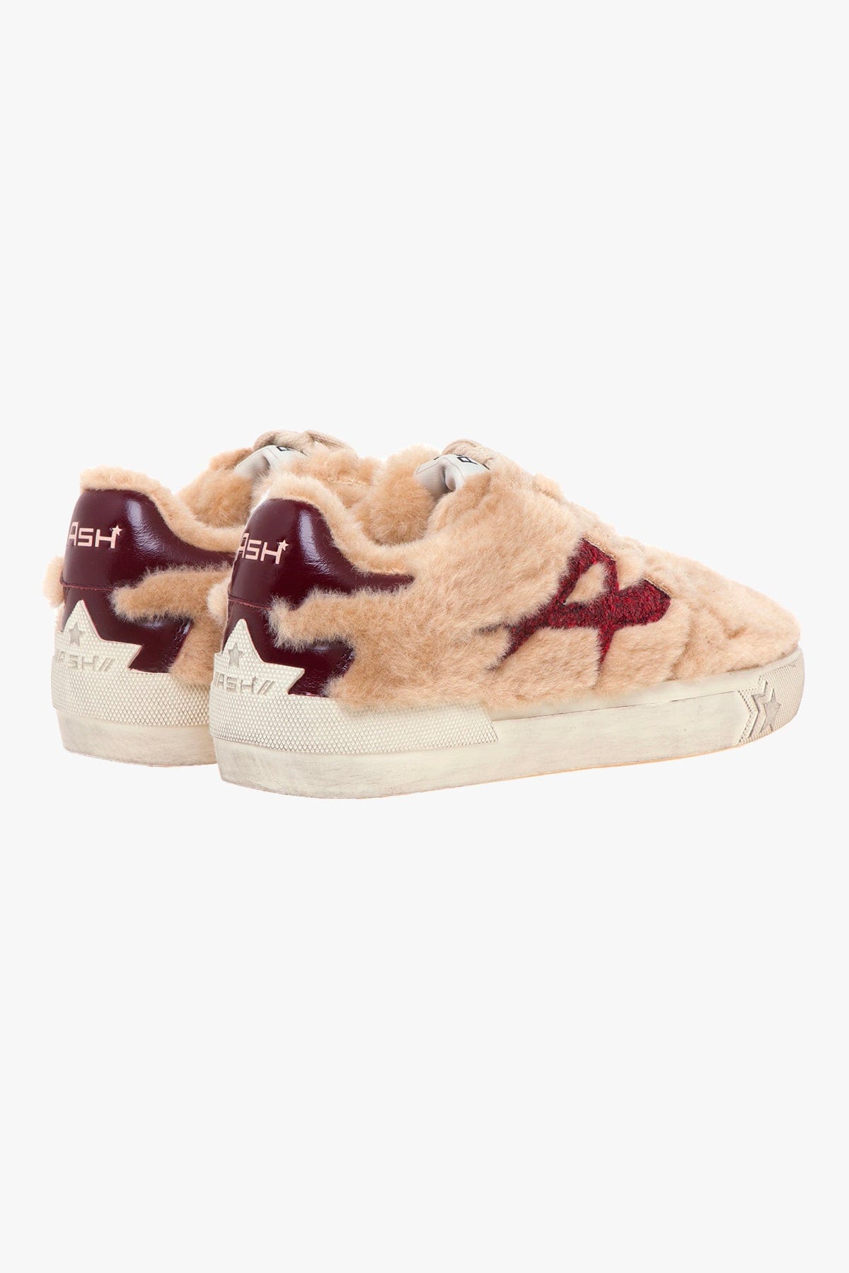 ASH CALZATURE  Sneakers donna in ecofur caramello Ash Malibufur01