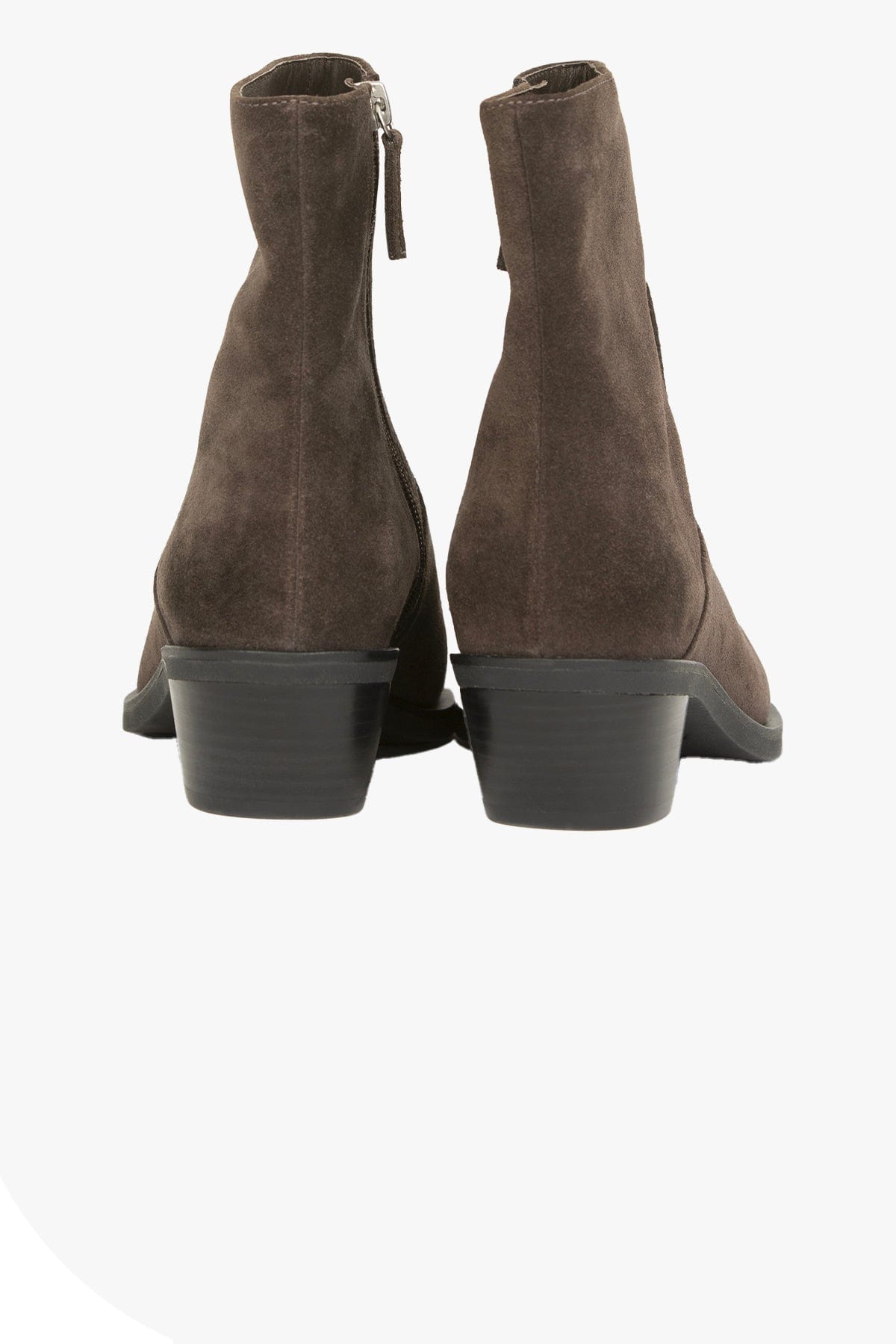 ASH STIVALI - STIVALETTI  VERDE OLIVA / 35 Stivaletto in suede verde oliva donna Ash Hasley03