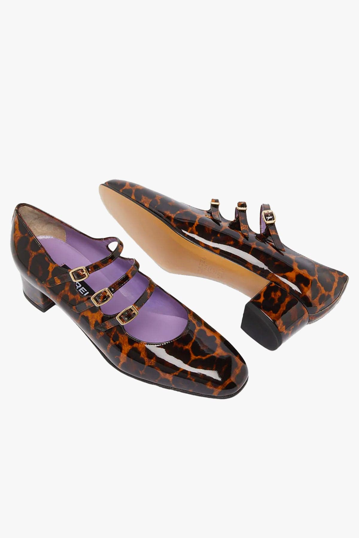 CAREL CALZATURE  LEOPARDATO / 34 Mary Jane leopardata Carell Kina 22