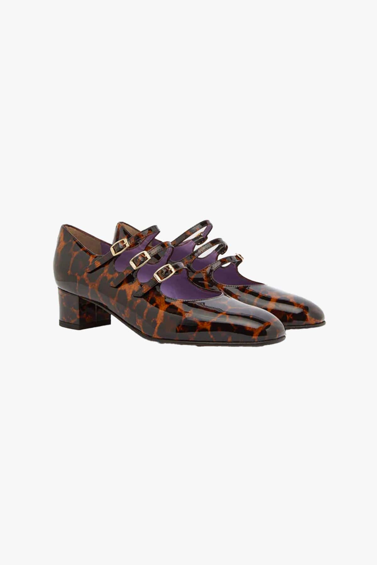 CAREL CALZATURE  Mary Jane leopardata Carell Kina 22