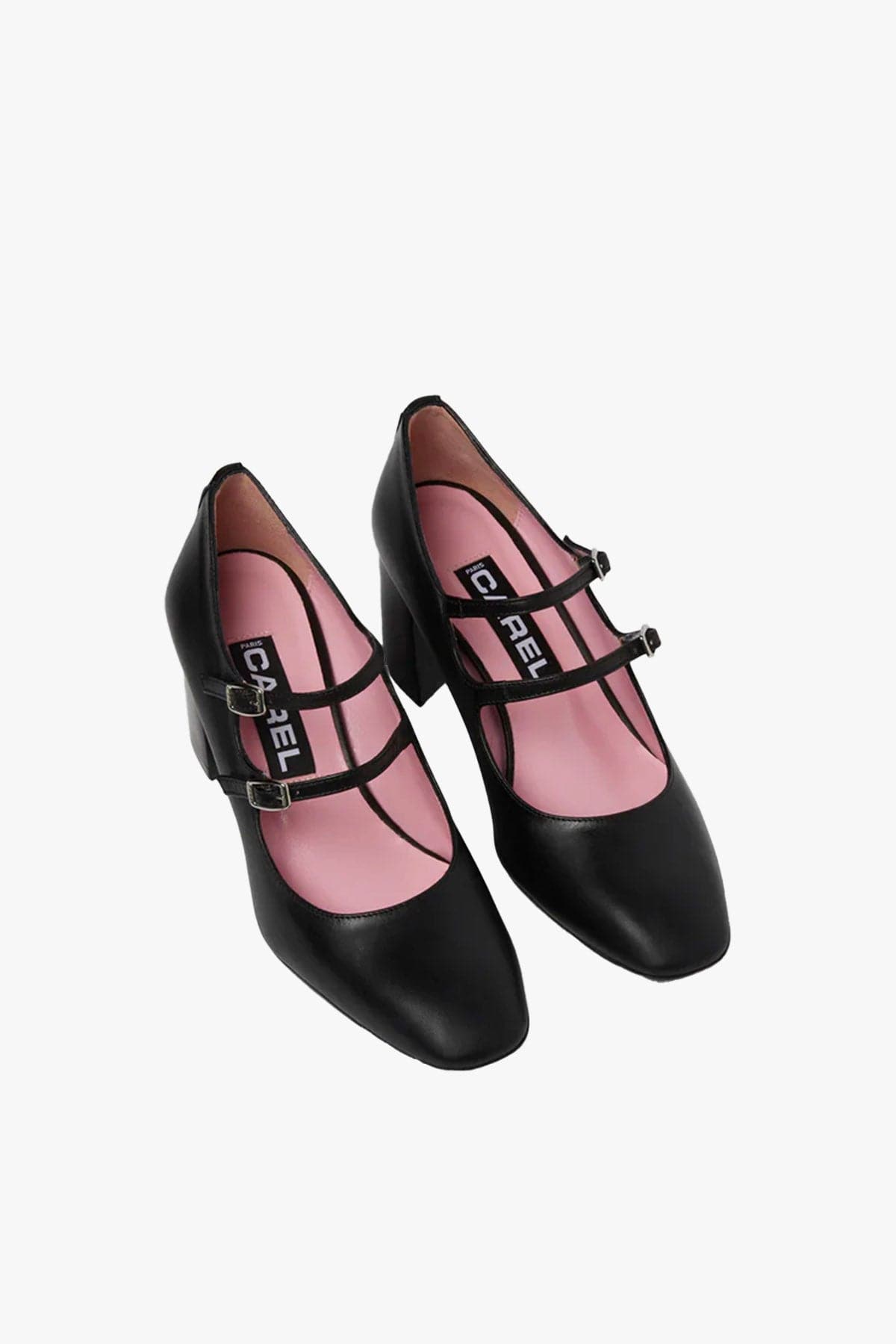 CAREL CALZATURE  NERO PELLE / 34 Mary Jane nera interno rosa Carel Alice22