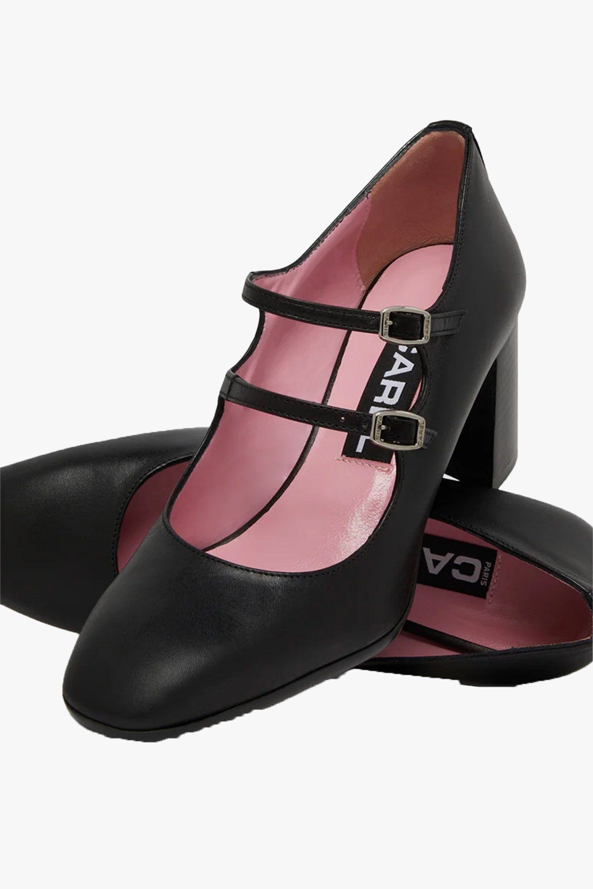 CAREL CALZATURE  Mary Jane nera interno rosa Carel Alice22