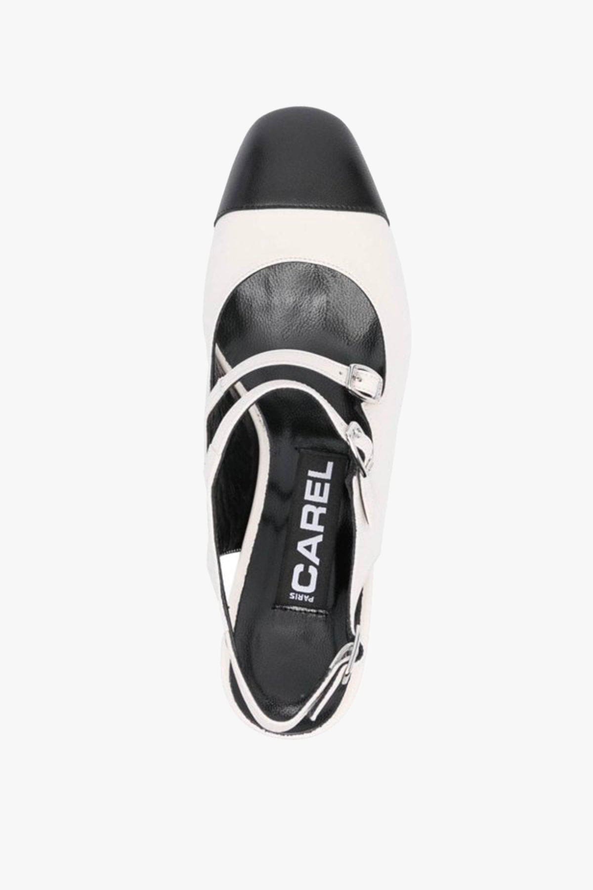 CAREL CALZATURE  BEIGE/NERO / 34 Scarpe Donna Carel Nero e Beige Papaya