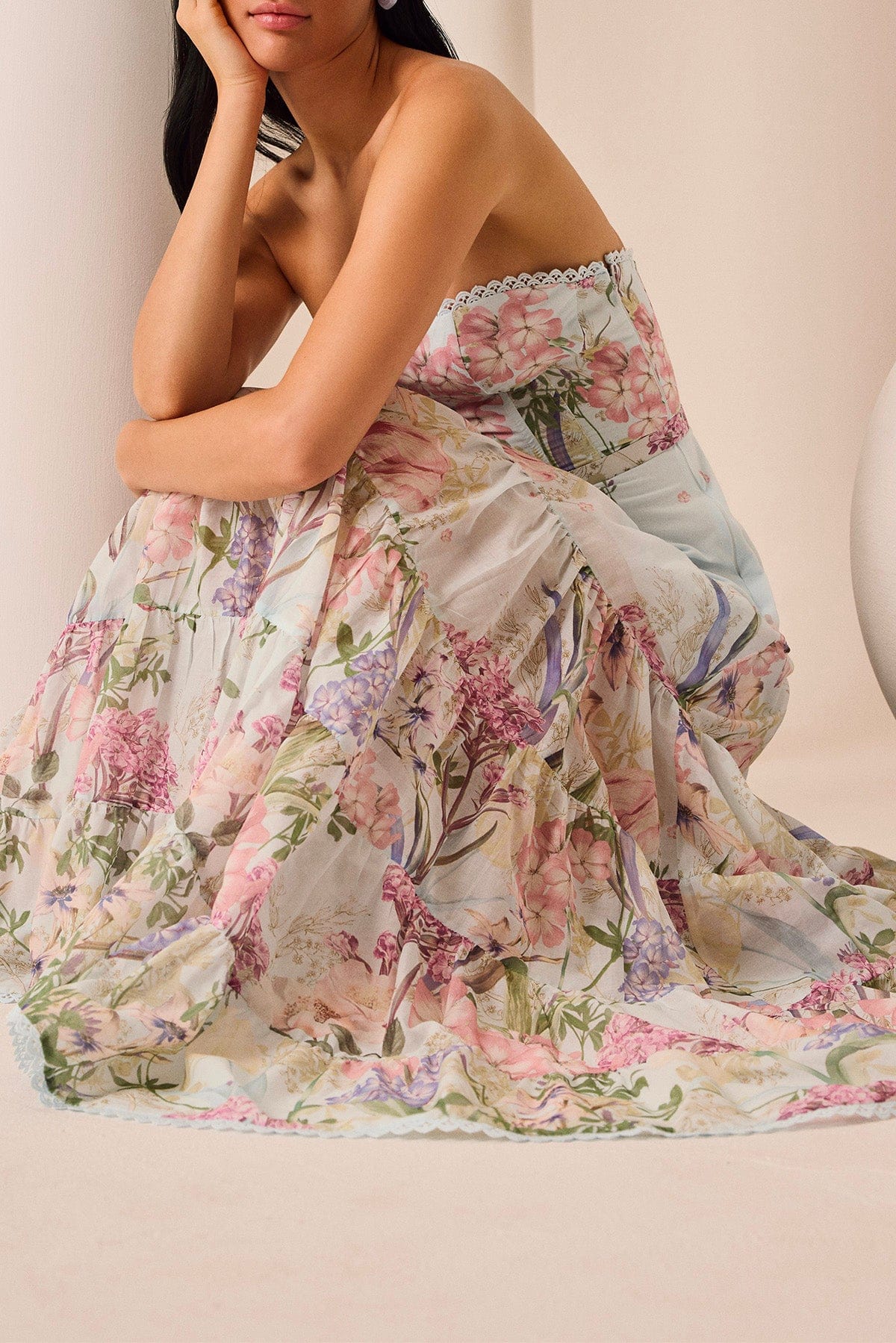 CHARO RUIZ ABITO  Long Dress Danny Charo Ruiz