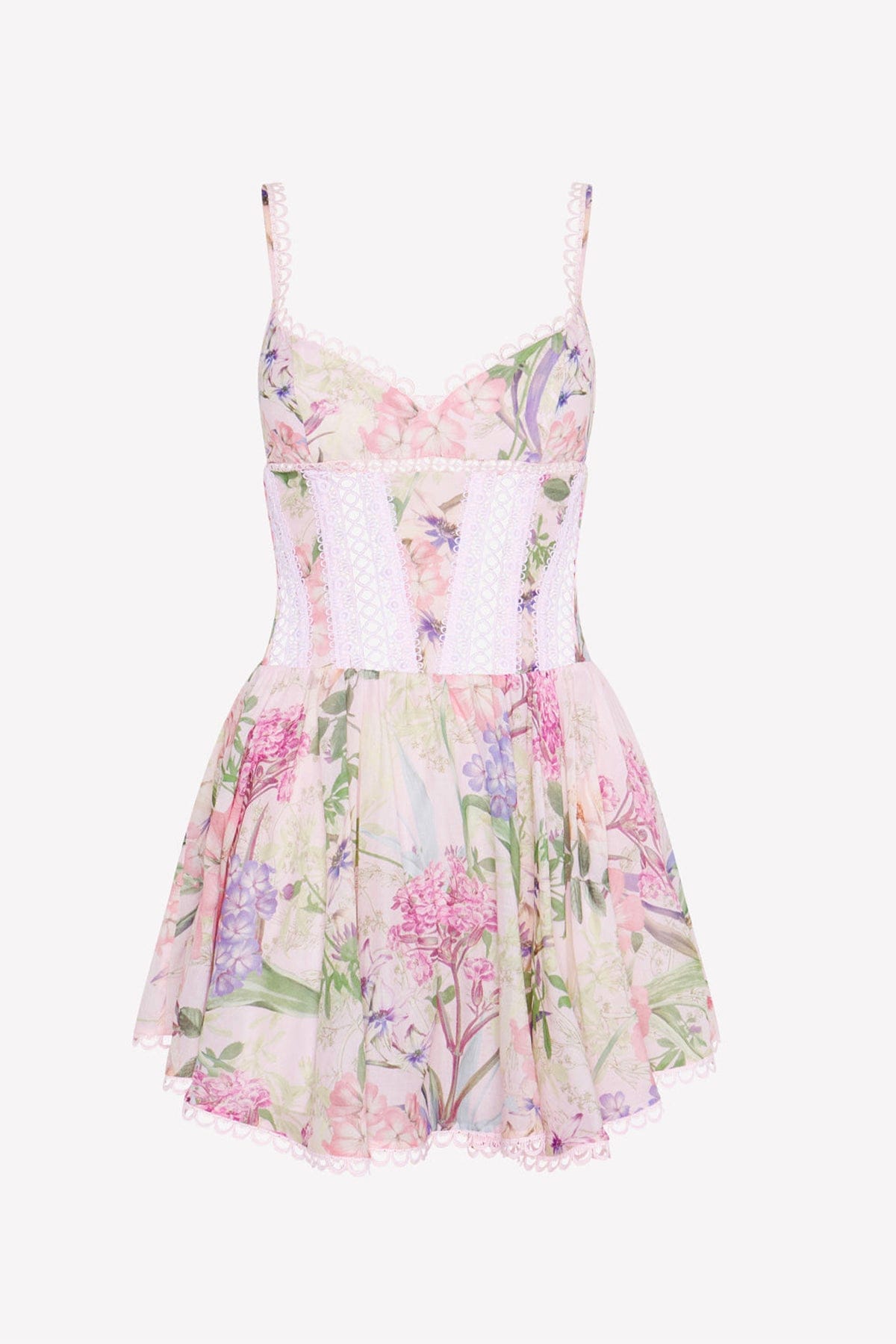 CHARO RUIZ ABITO  ROSA BOTANICO / XXS Short dress Gardenia Charo Ruiz